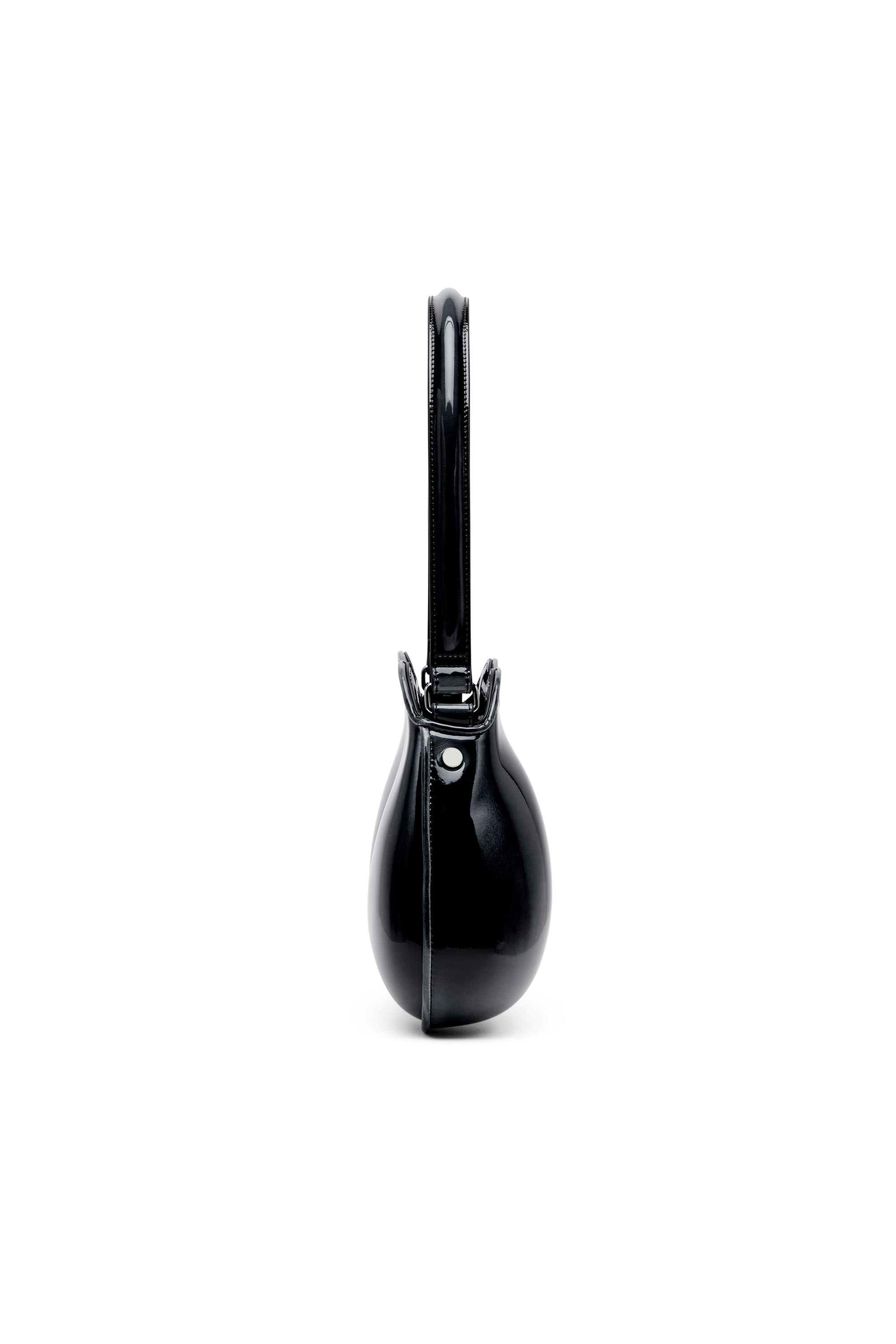 Diesel - DOUBLE-D SHOULDER, Woman's Double-D-Rigid bag in bicolour PU in Black - 4