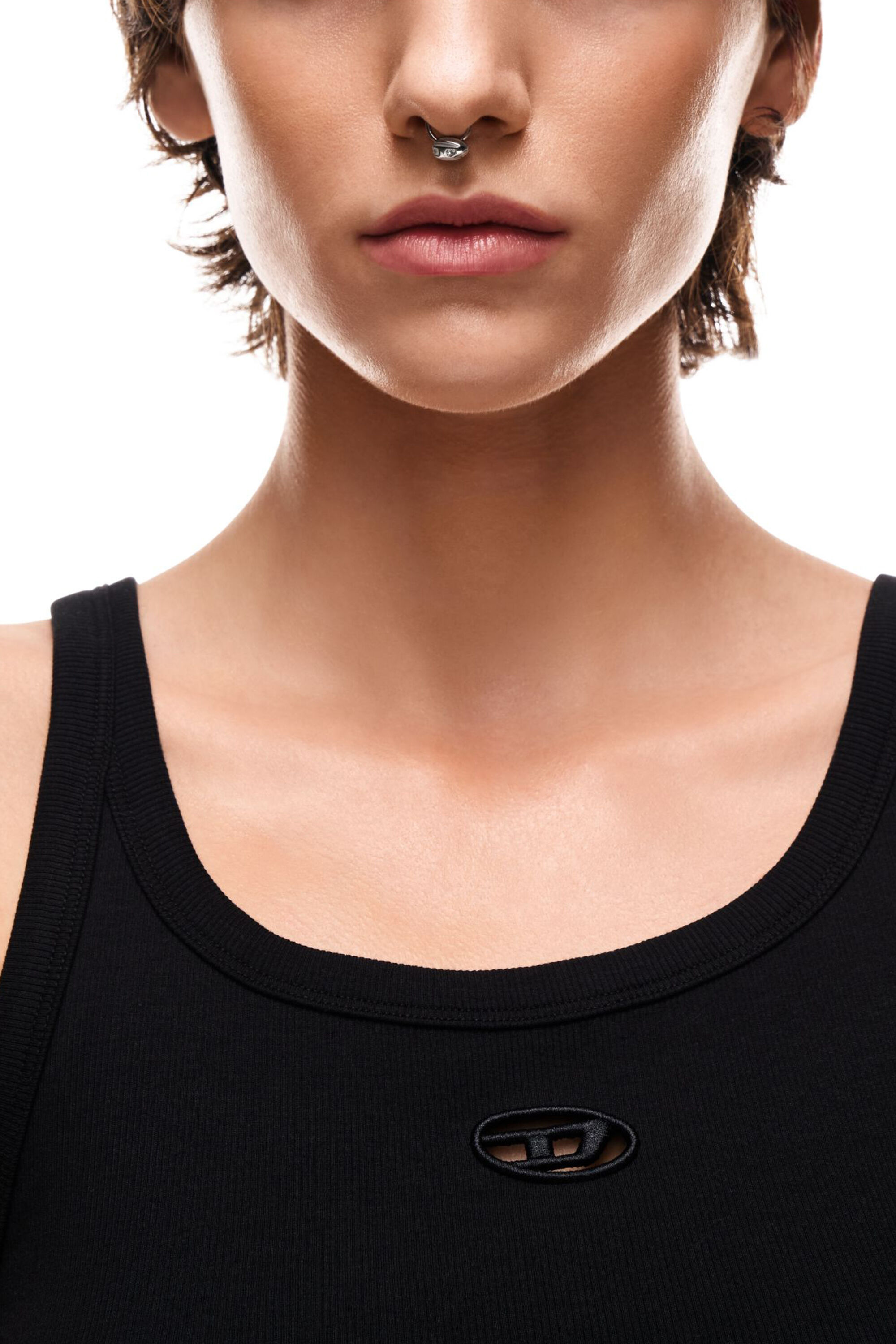 Diesel - DX1701040 JEWELLERY, Unisex's Stainless steel septum body jewelry in Silver - 4