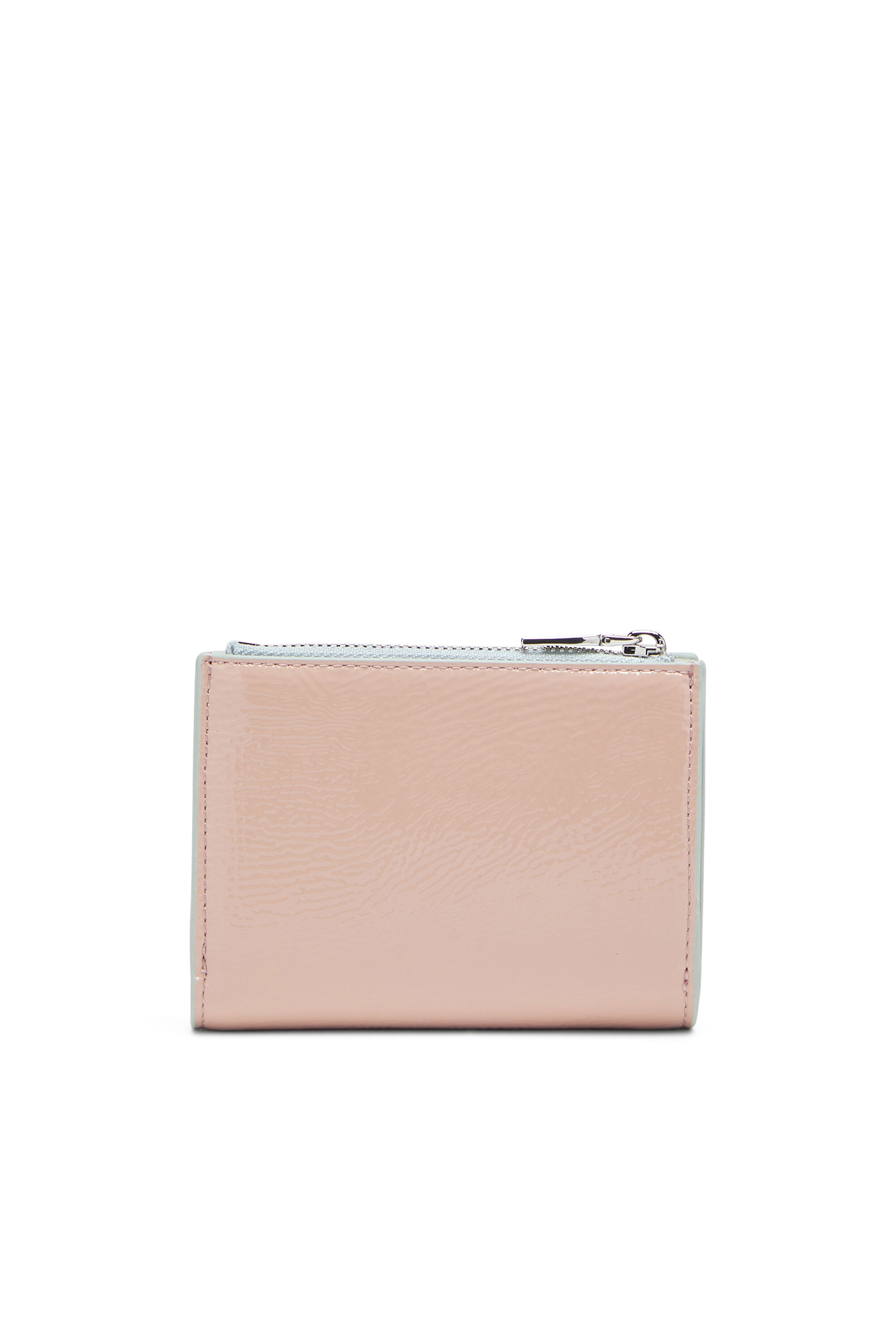 Women's Small wallet with patent-effect finish | Pink | Diesel