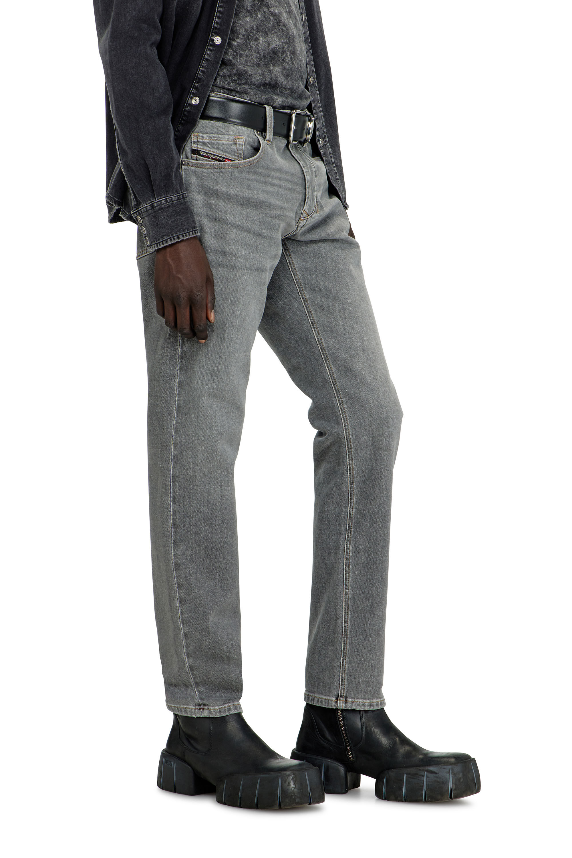 Men's Regular Jeans | Grey | Diesel 1986 Larkee-Beex