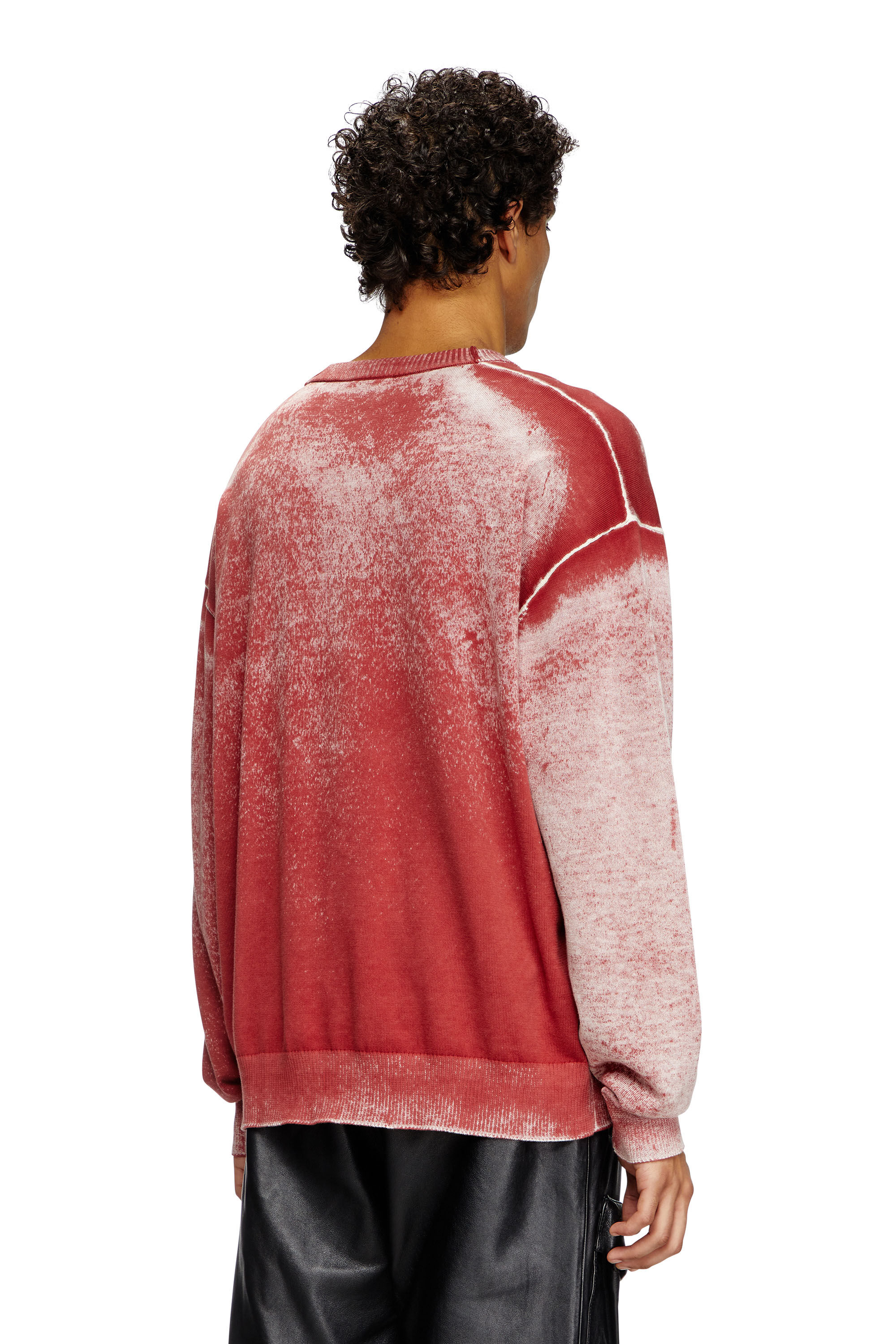 Men's Reverse-print logo jumper | Red | Diesel