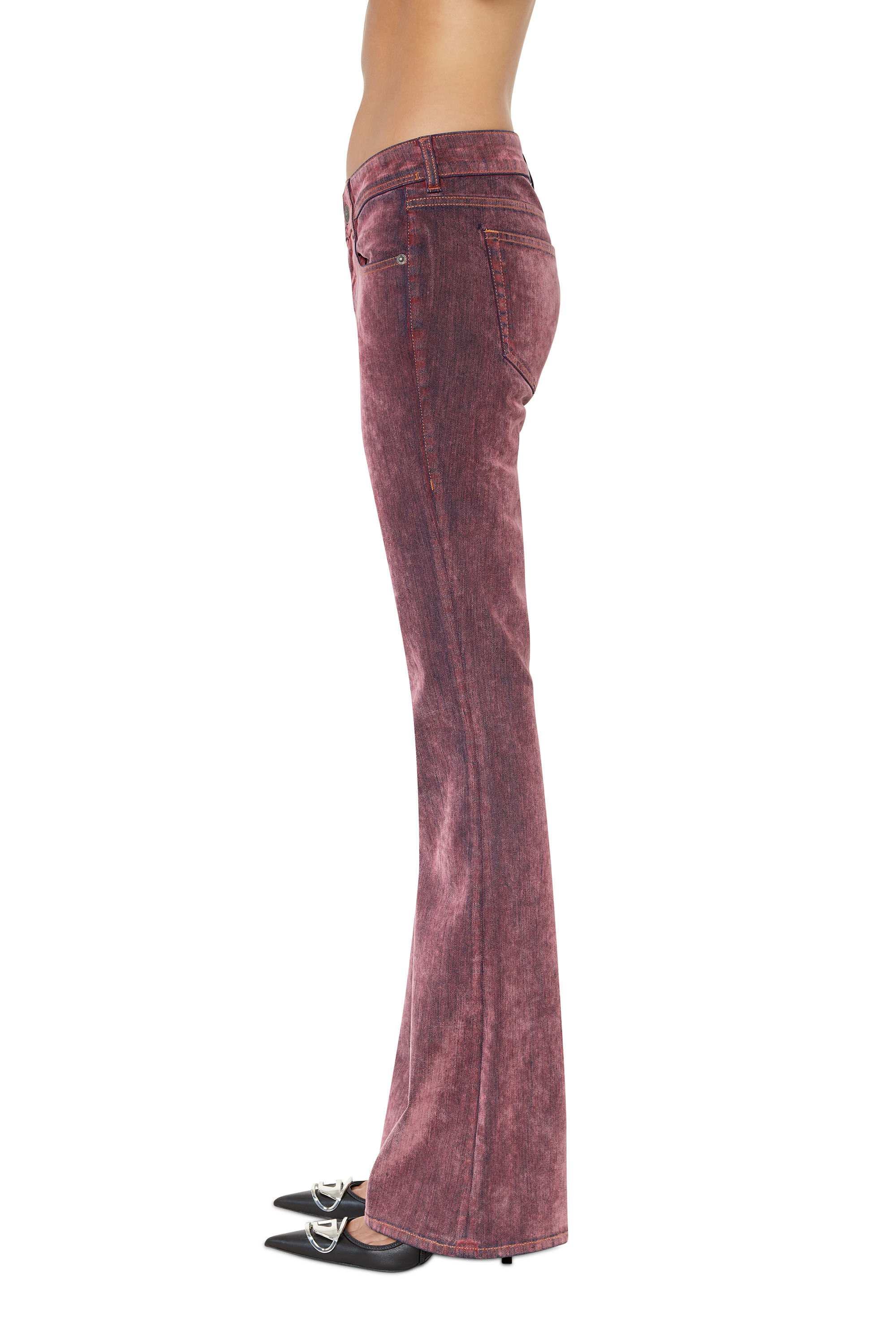 Diesel - 1969 D-Ebbey 0ELAH Bootcut and Flare Jeans, Pink - Image 5