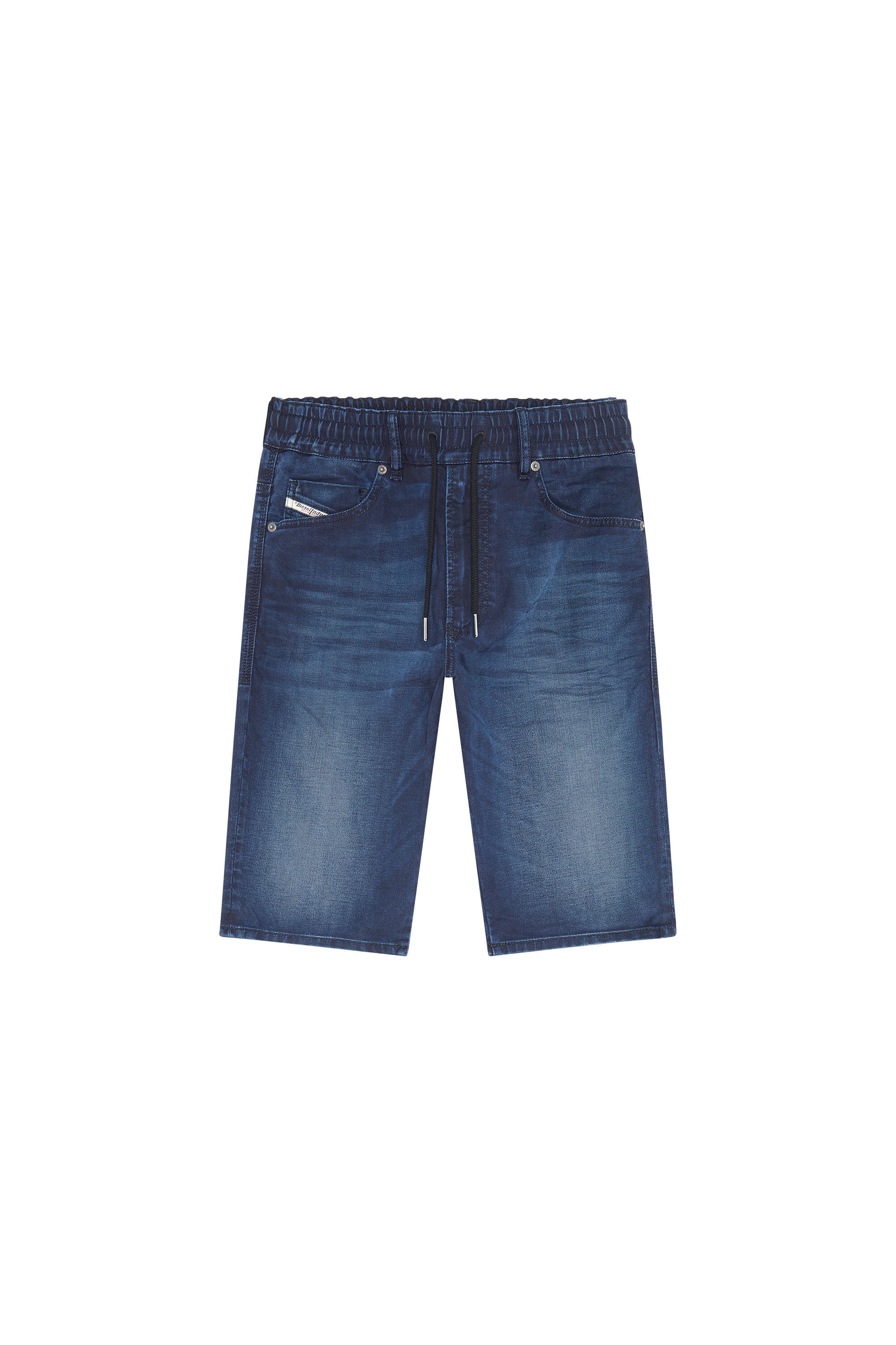 Diesel - D-KROOLEY-SHORT JOGG, Man's Chino shorts in JoggJeans in Dark Blue - 2