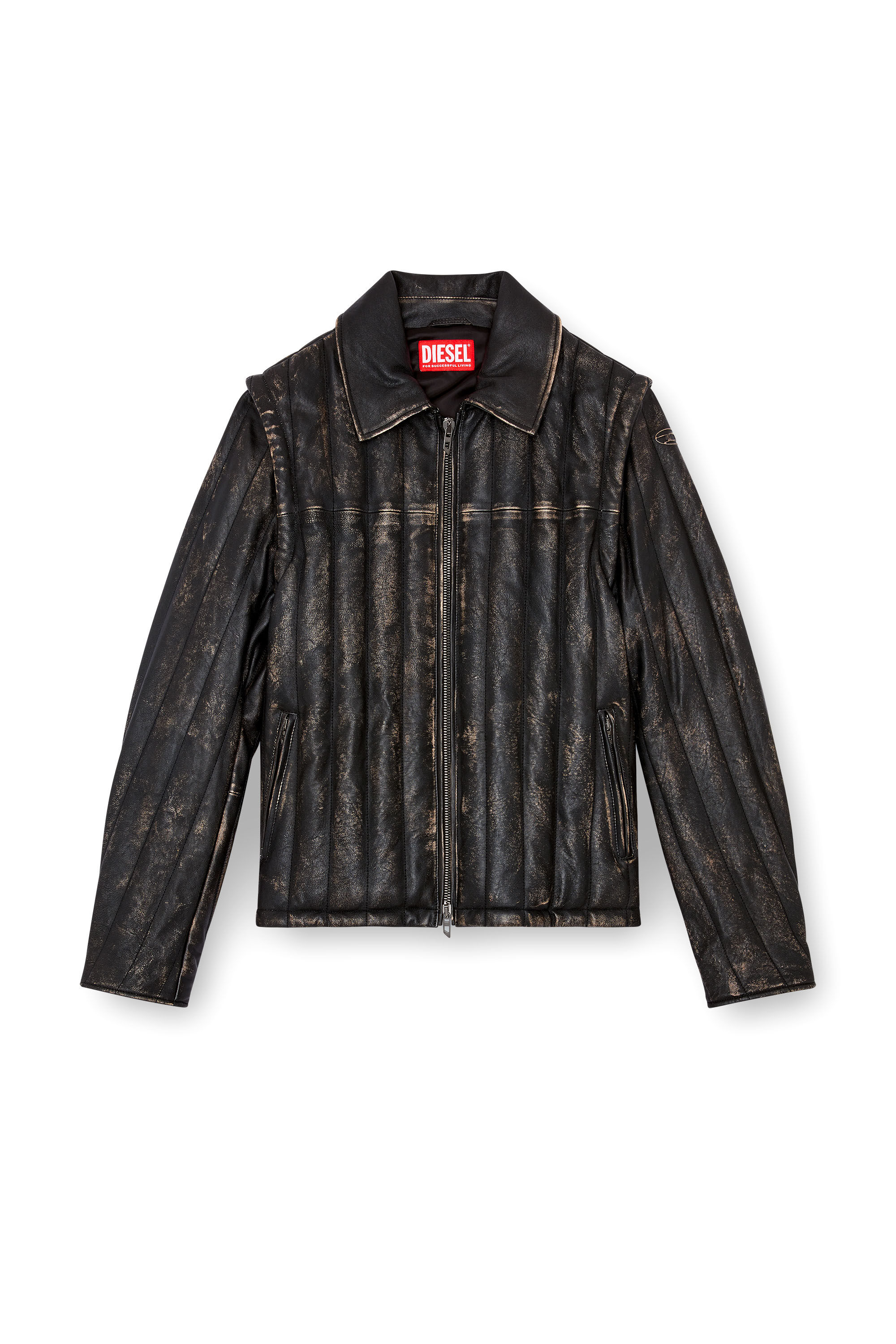 Quilted leather jacket new arrivals