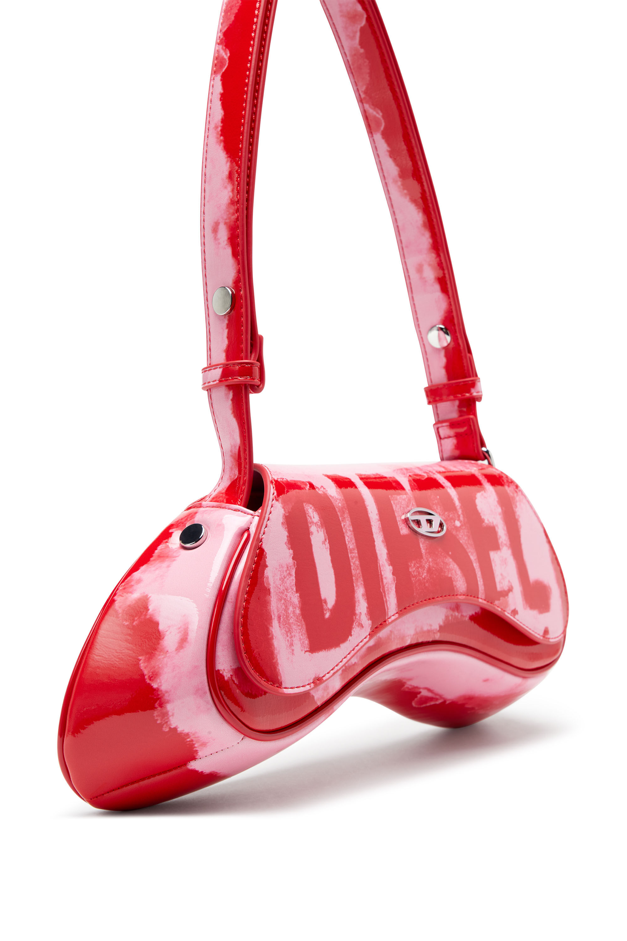 Women s Play Crossbody Crossbody bag with bleeding logo print