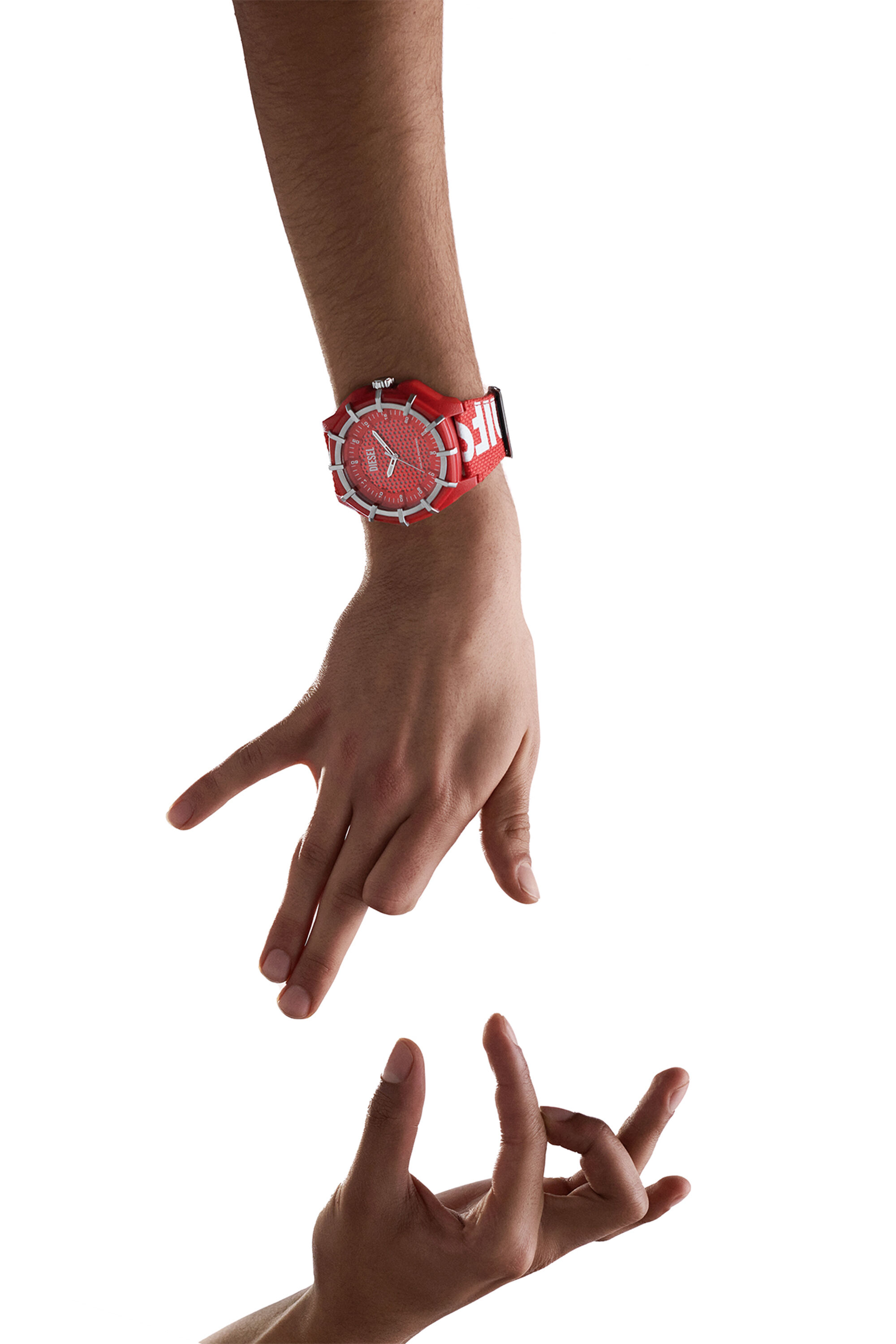 Red mens watch online store