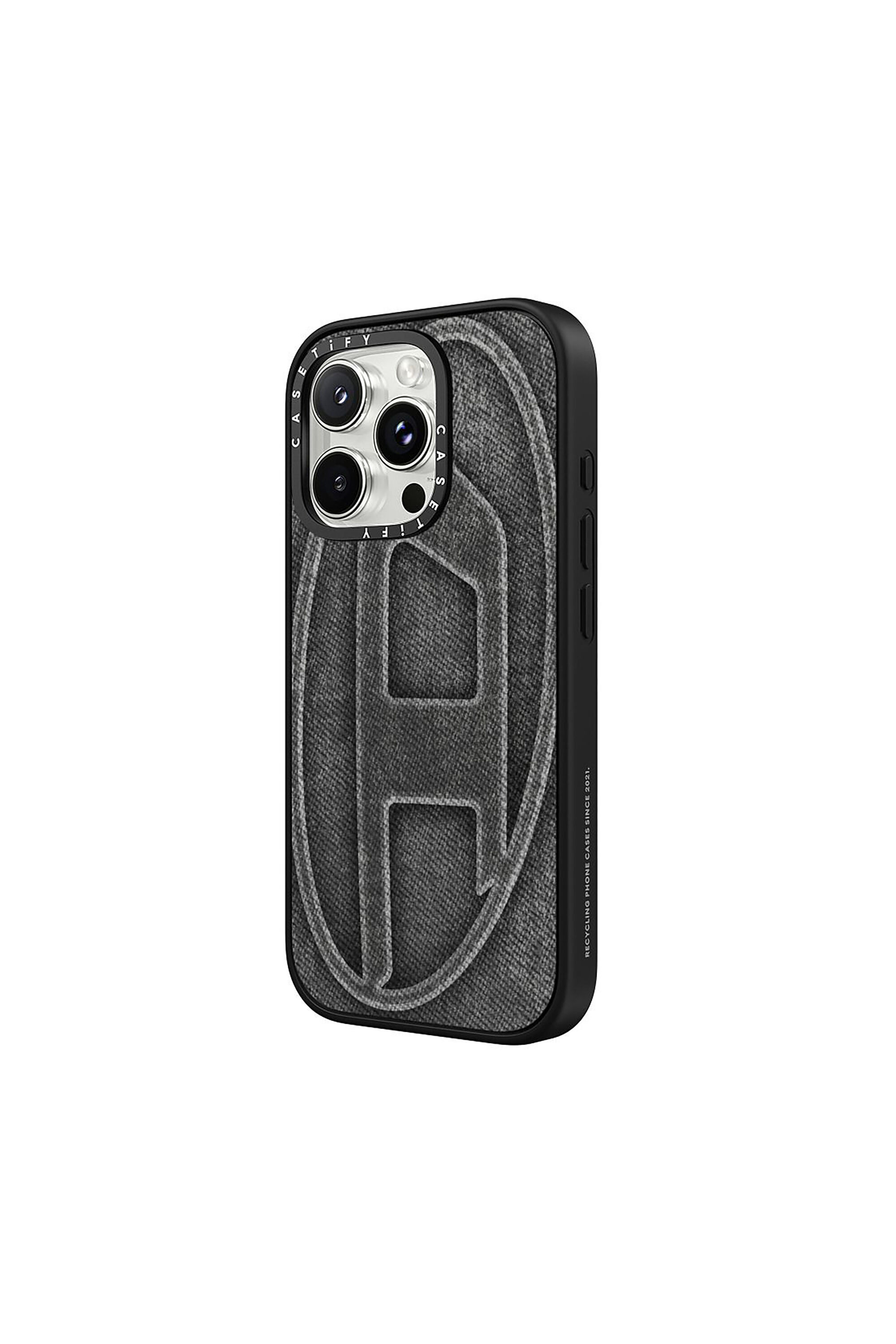 Women's Oval D impact case for iPhone 16 Pro Max | Black | Diesel