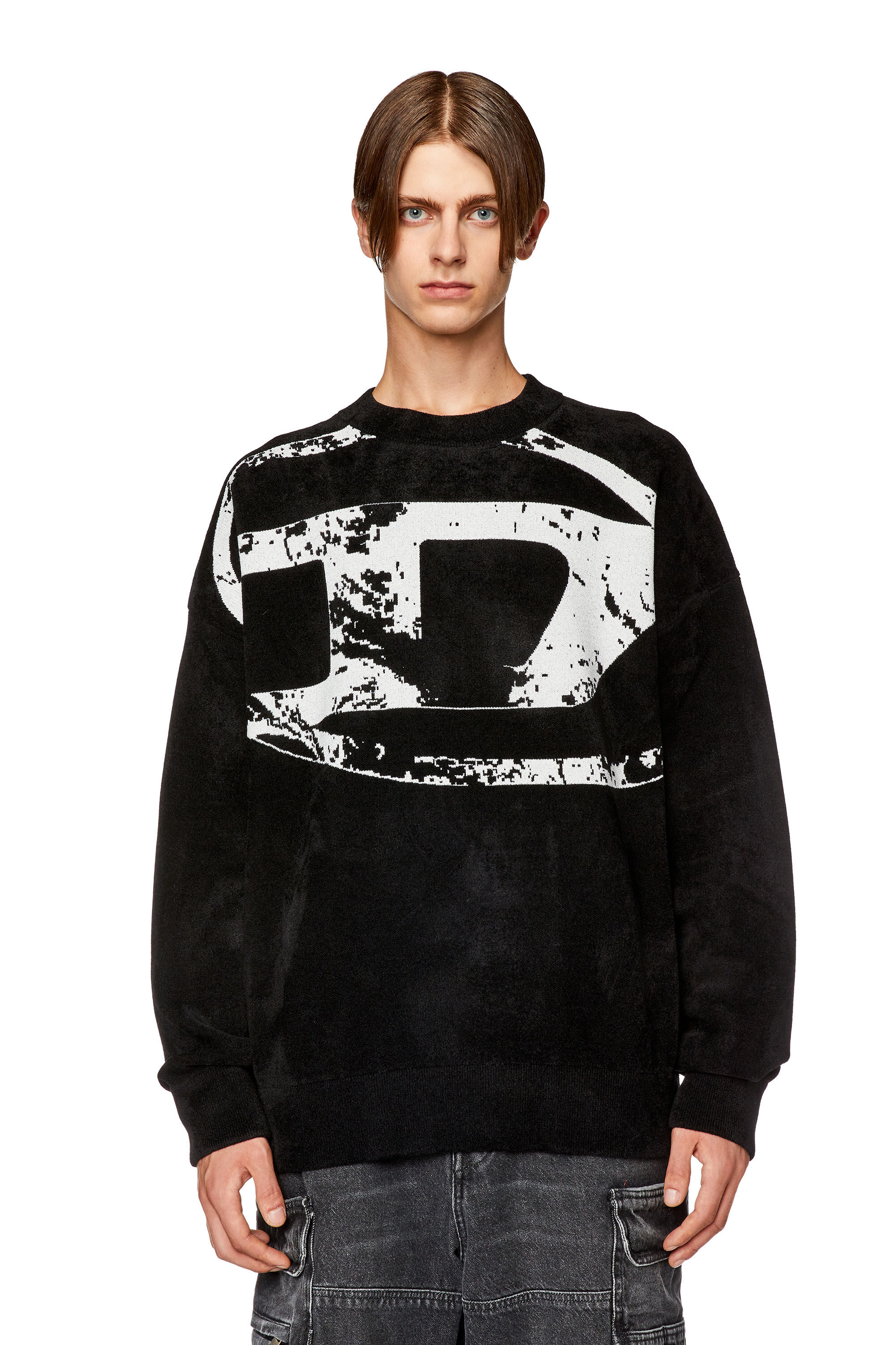 Diesel clearance grey sweatshirt