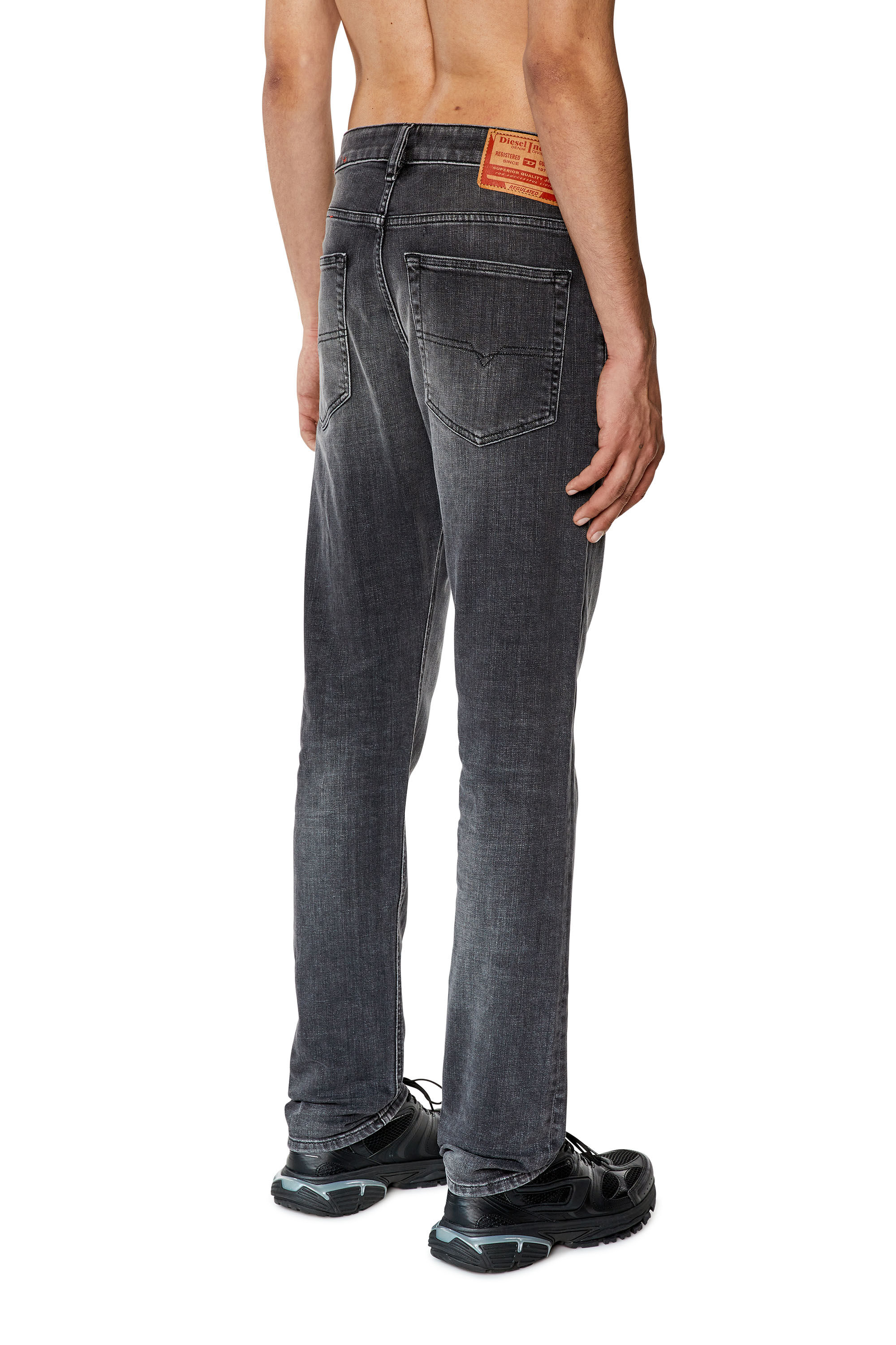 Diesel - Slim Jeans D-Luster 09G82, Black/Dark grey - Image 4