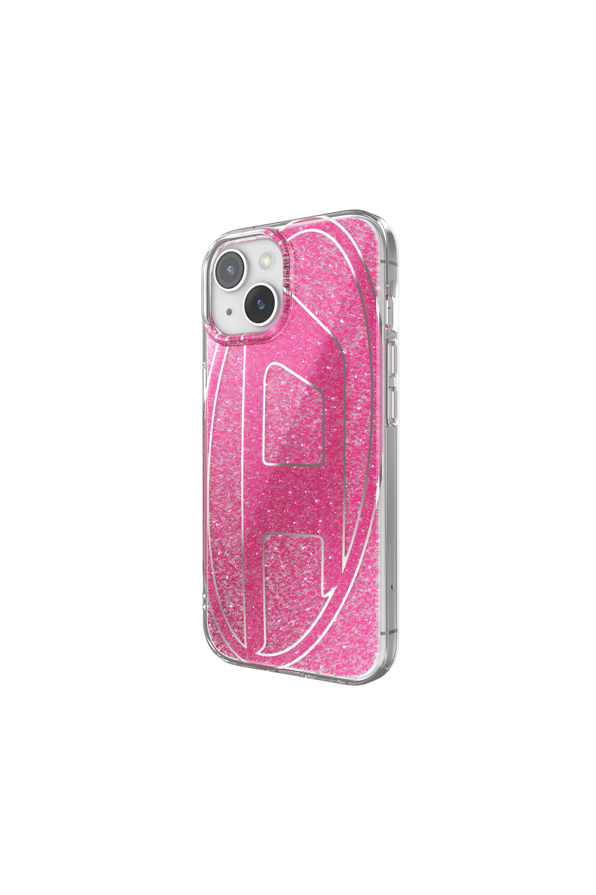 Women's Glitter Case for iP 15 | Pink | Diesel