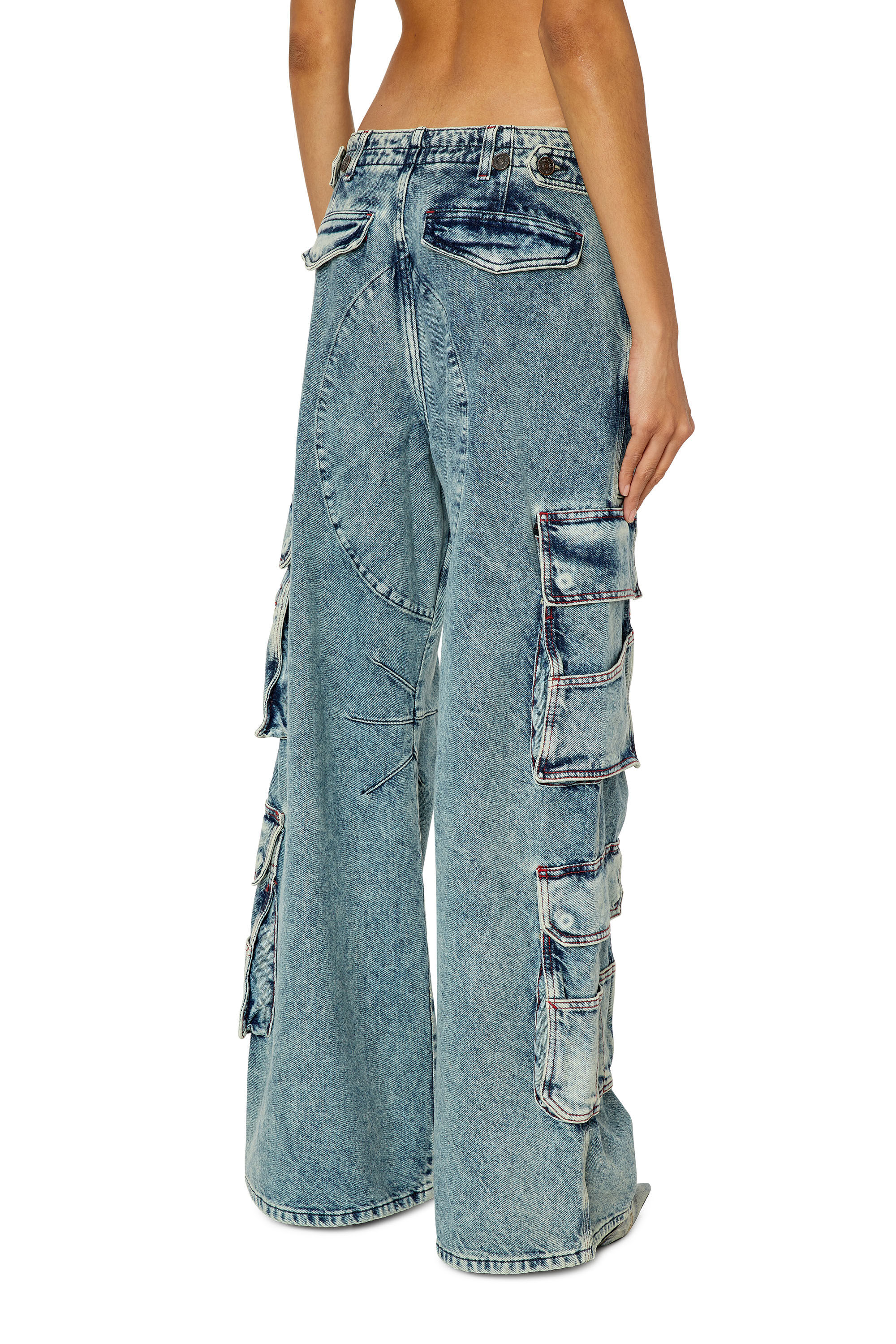 1997 D-Sire Woman: Puddle Straight Medium Blue Jeans | Diesel