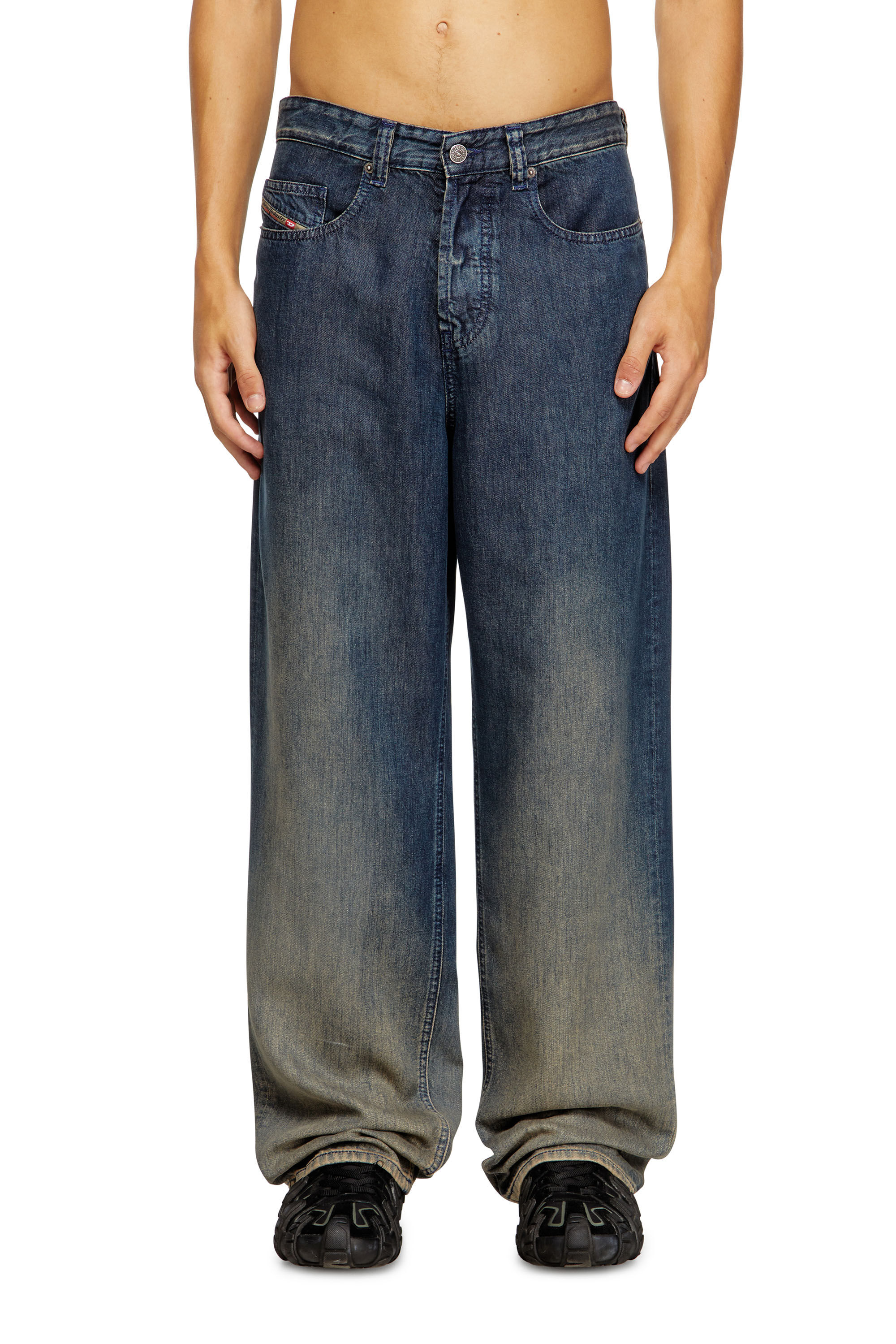 Men's Relaxed Jeans | Dark Blue | Diesel 2001 D-Macro