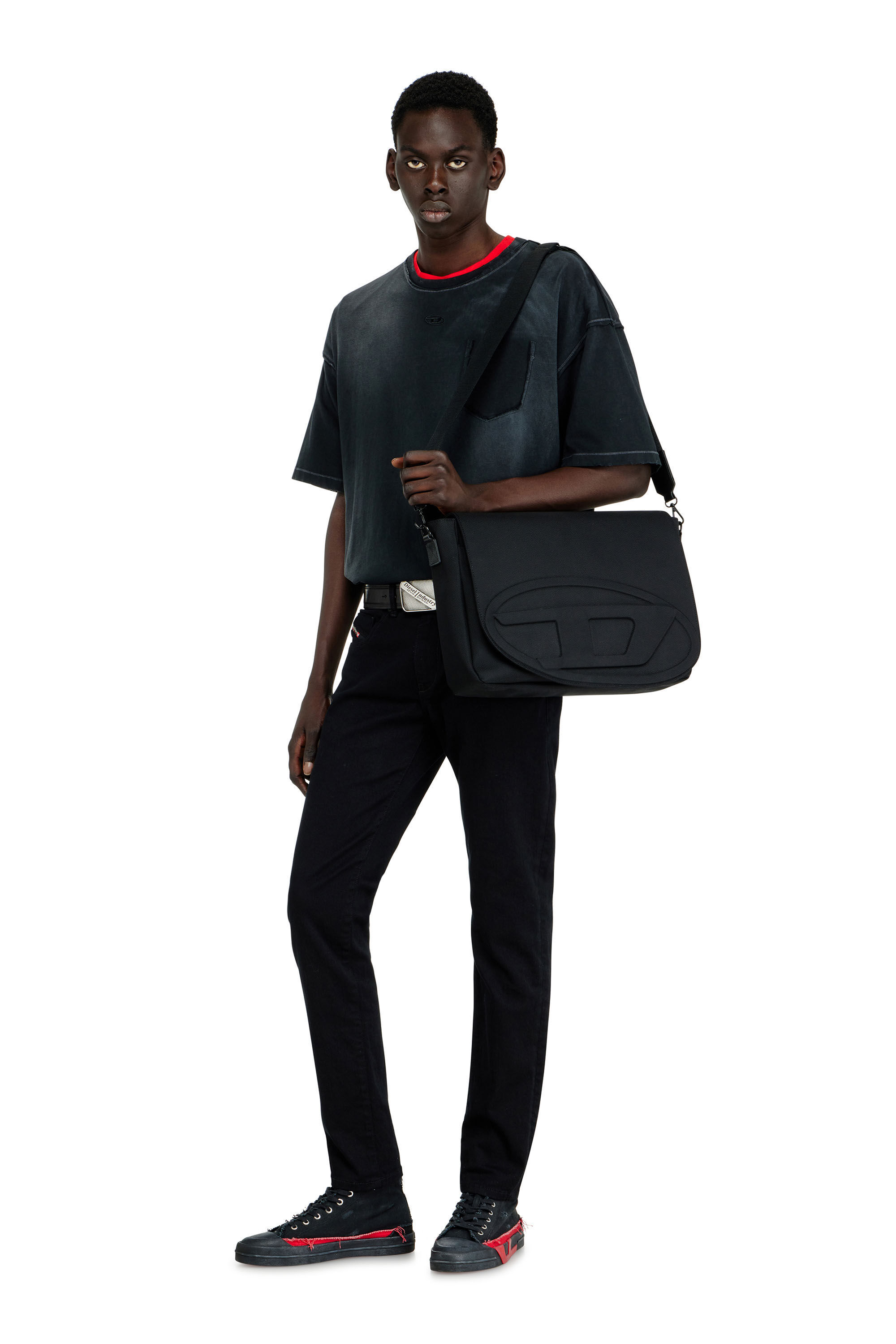 Men's 1DR-Messenger bag in CORDURA® nylon | Black | Diesel