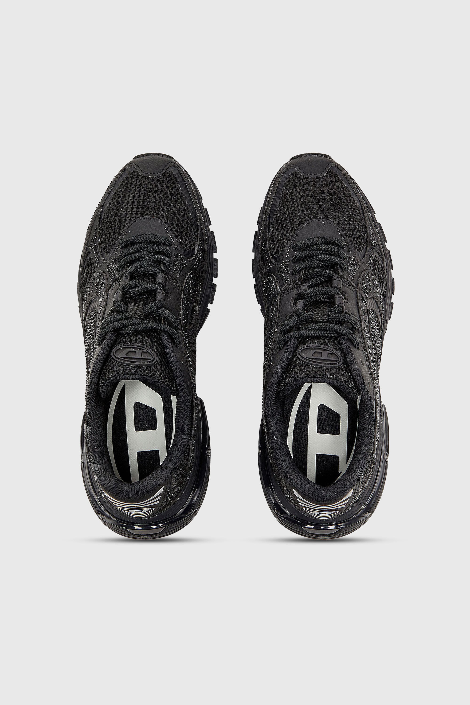 Diesel - S-PRO-V-DENSE LOW W, Woman's S-Pro-V-Dense - Mesh sneakers with crystals in Black - 4