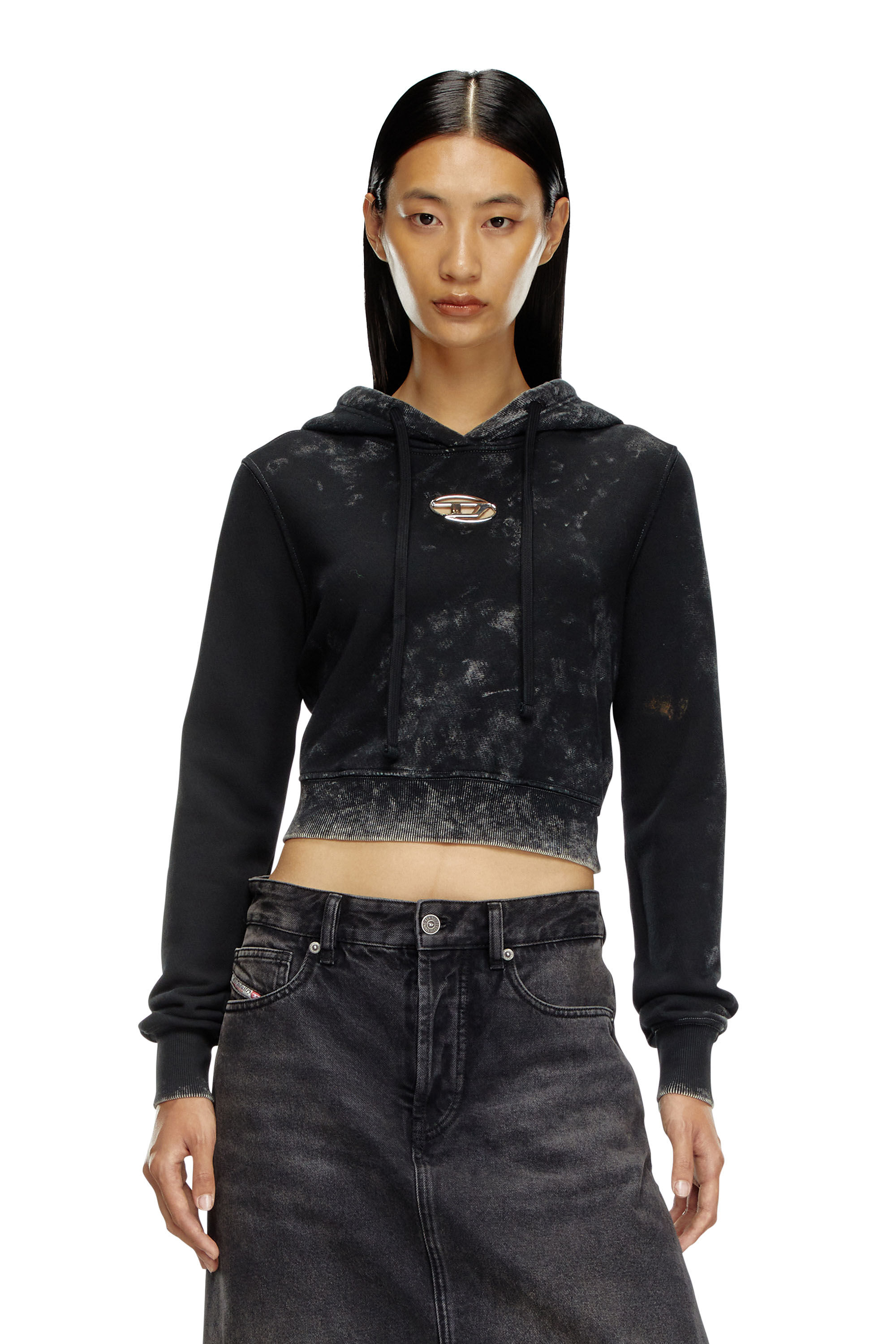 Cropped cut out hoodie hot sale