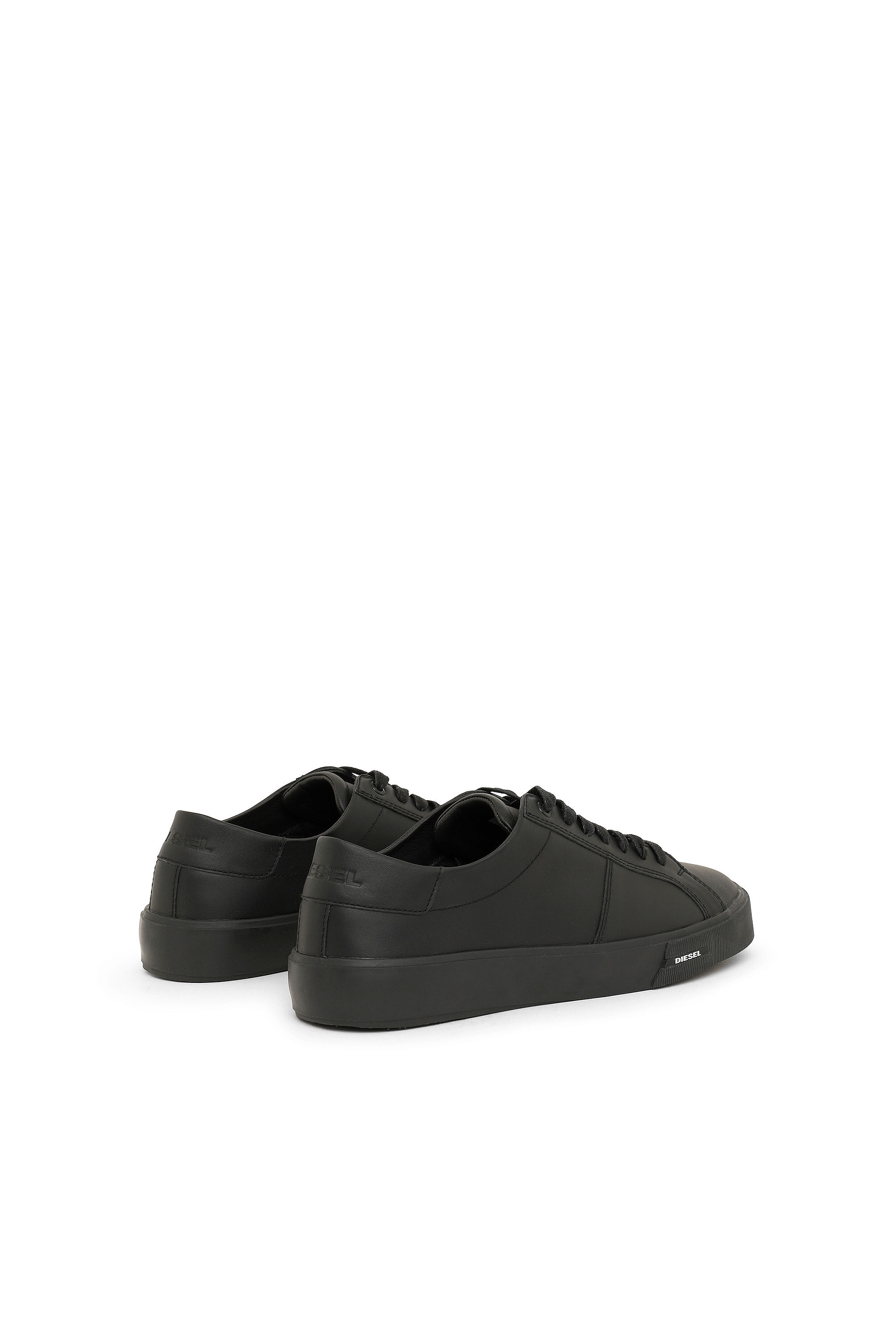 Diesel - S-MYDORI LC, Man's Low-top sneakers in leather in Black - 3