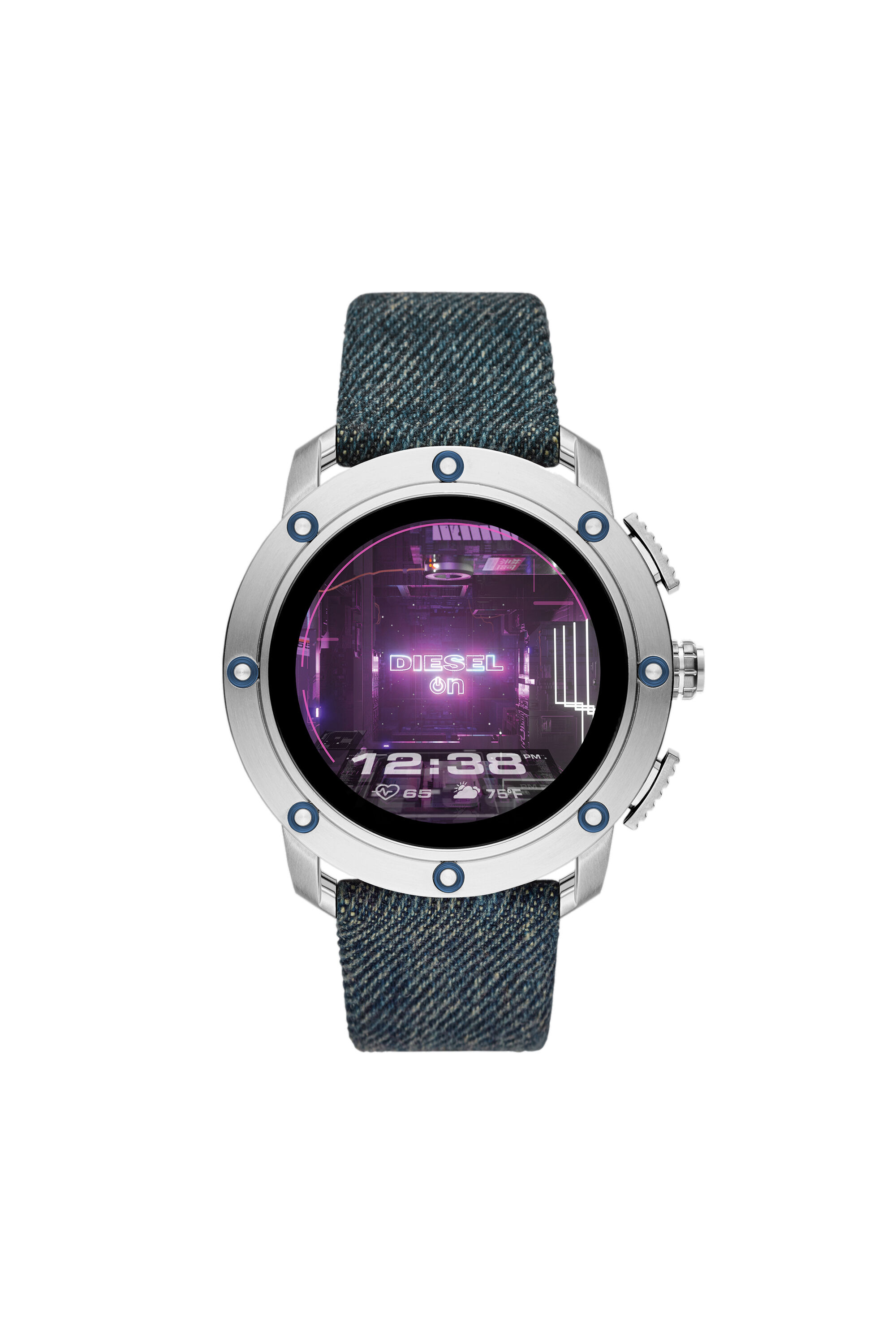 DT2015 Axial Smartwatch Blue Denim Diesel