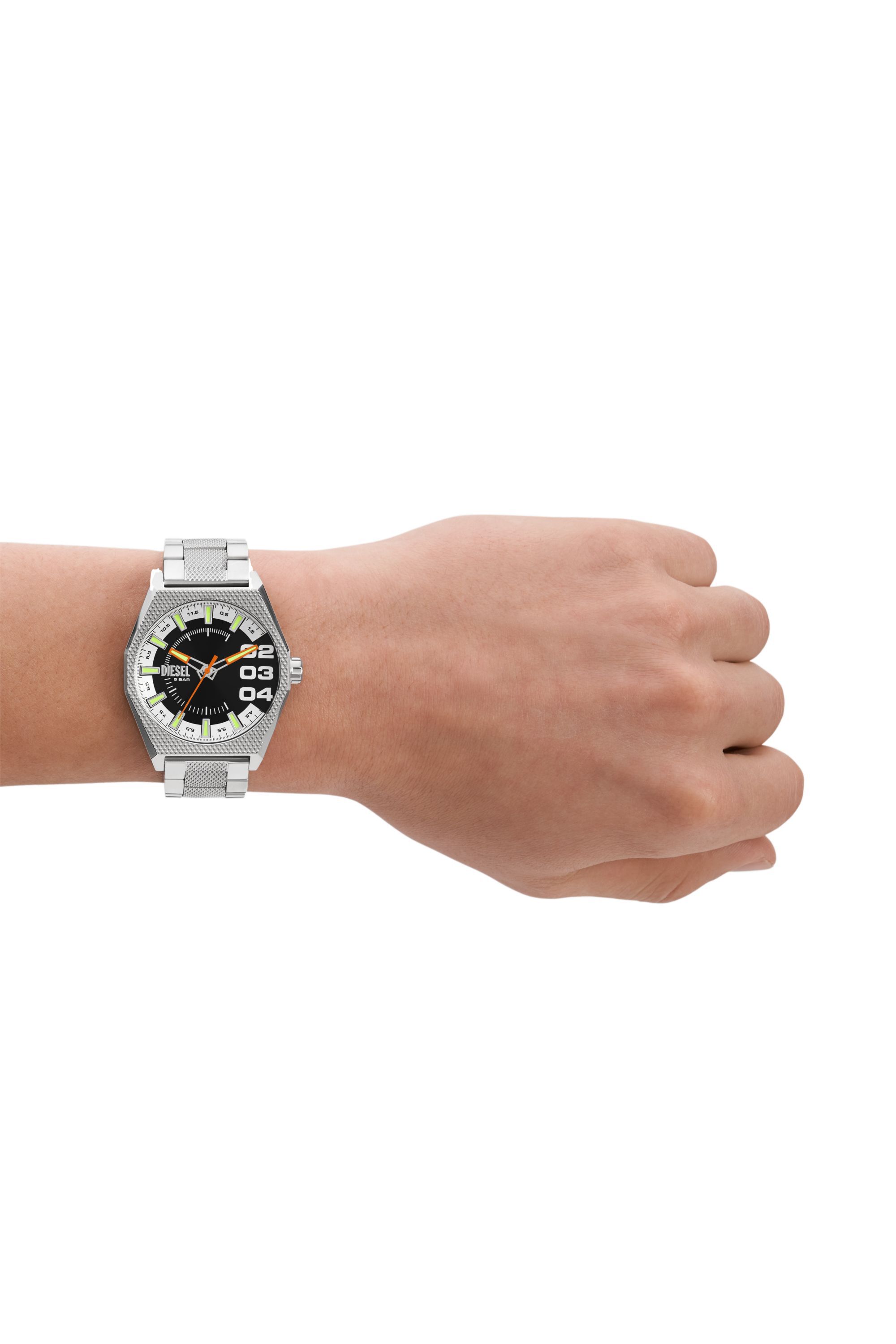 Men s Scraper Stainless Steel Watch DZ2172 Diesel