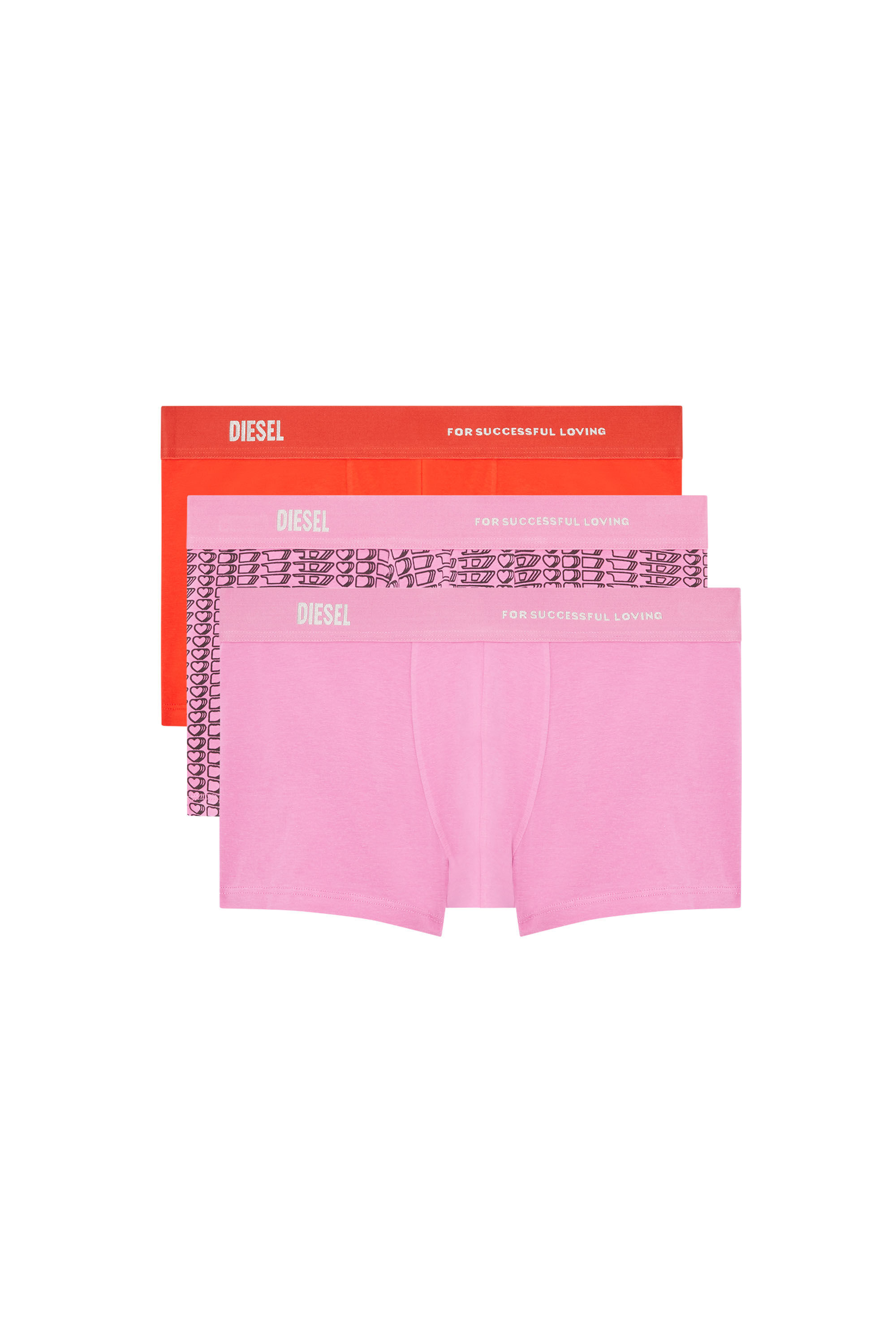 Diesel - UMBX-DAMIENTHREEPACK, Pink/Red - Image 1