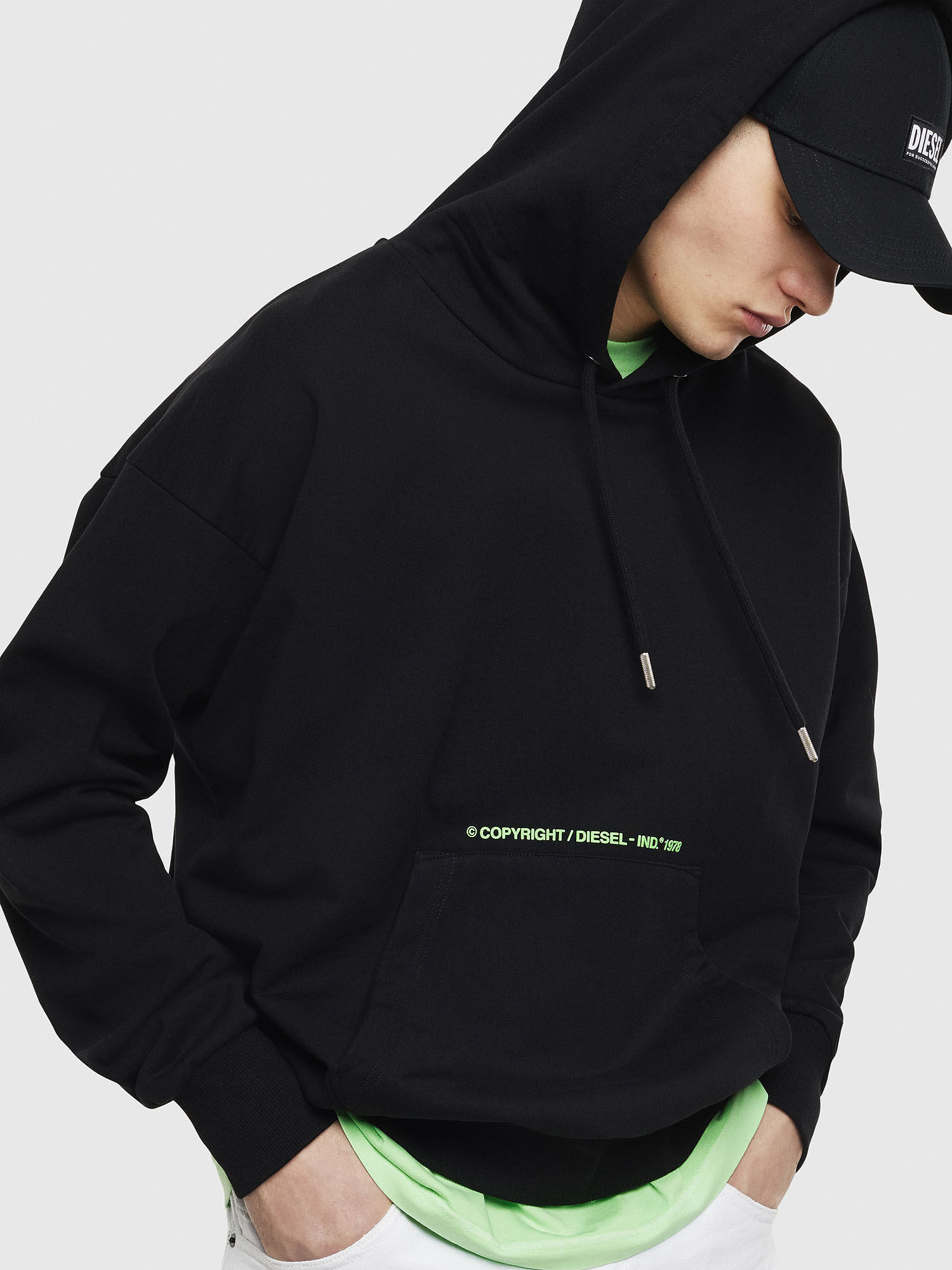 mens black work jumper