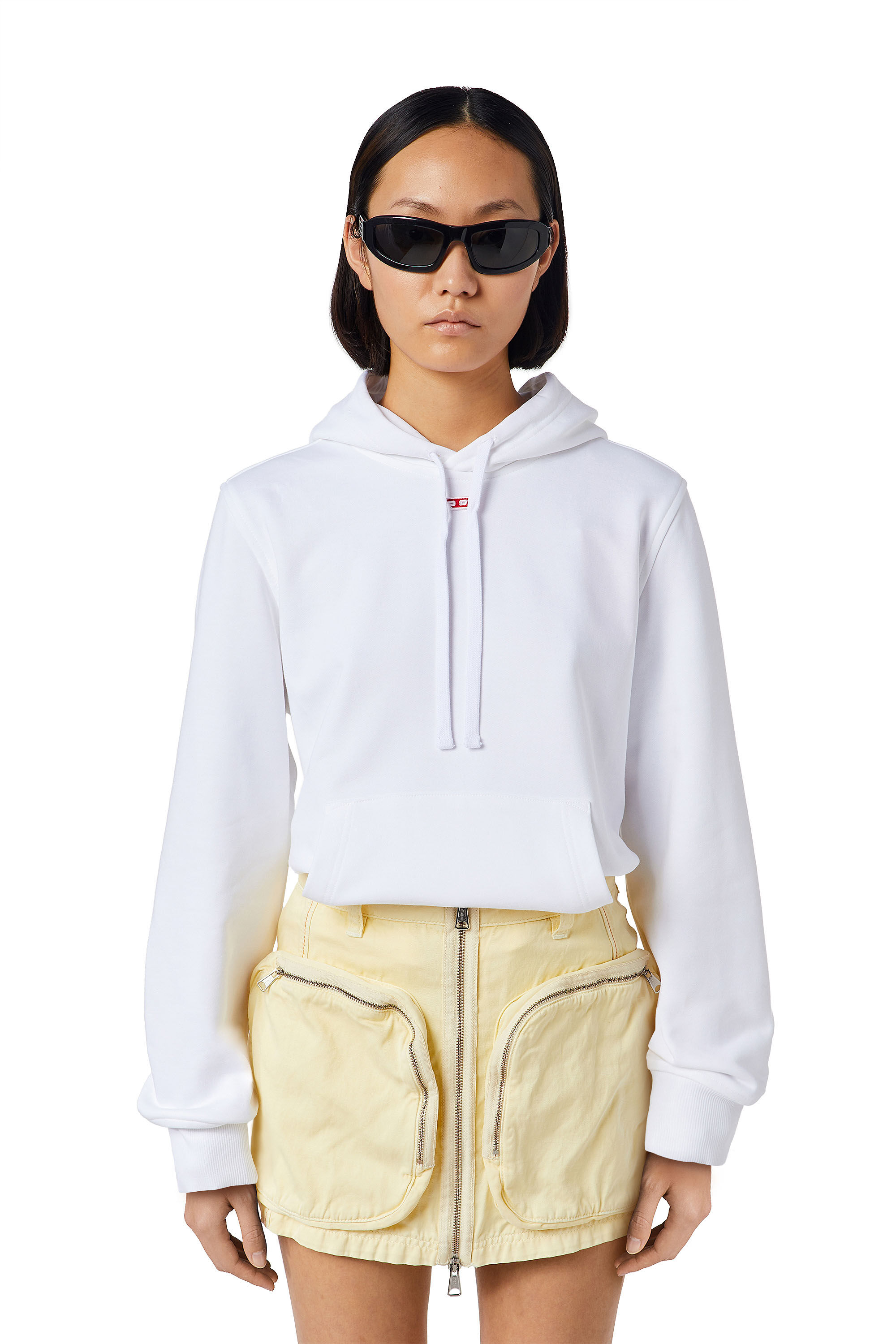 Diesel cropped hoodie on sale