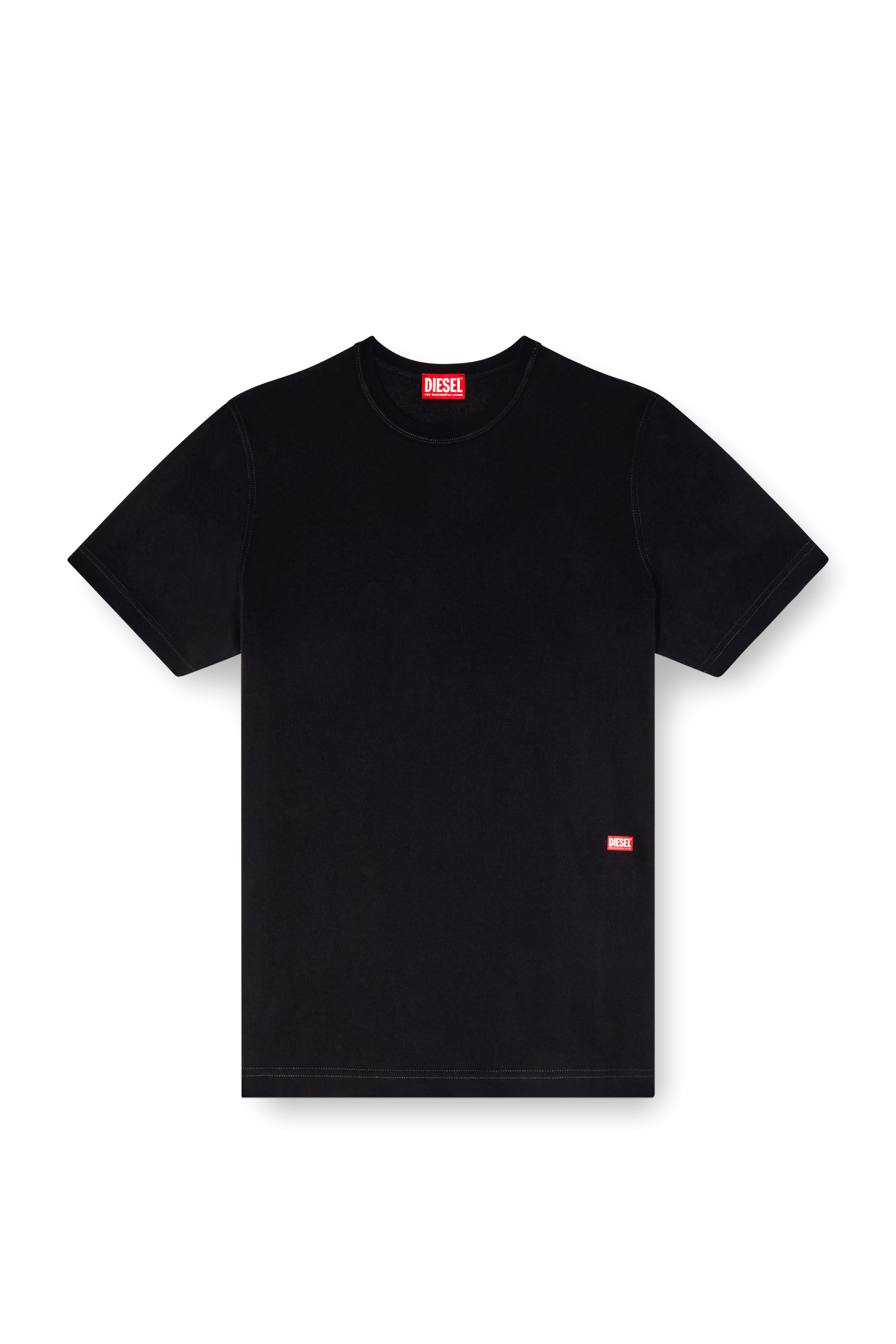 Men's T-shirt with runway set print | Black | Diesel