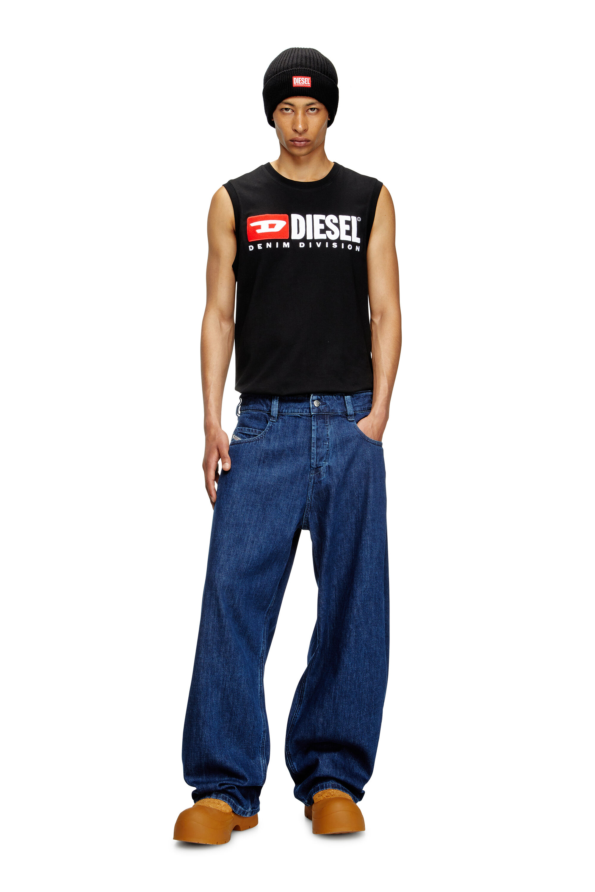 Women's Relaxed Jeans | Dark Blue | Diesel 1997 D-Enim