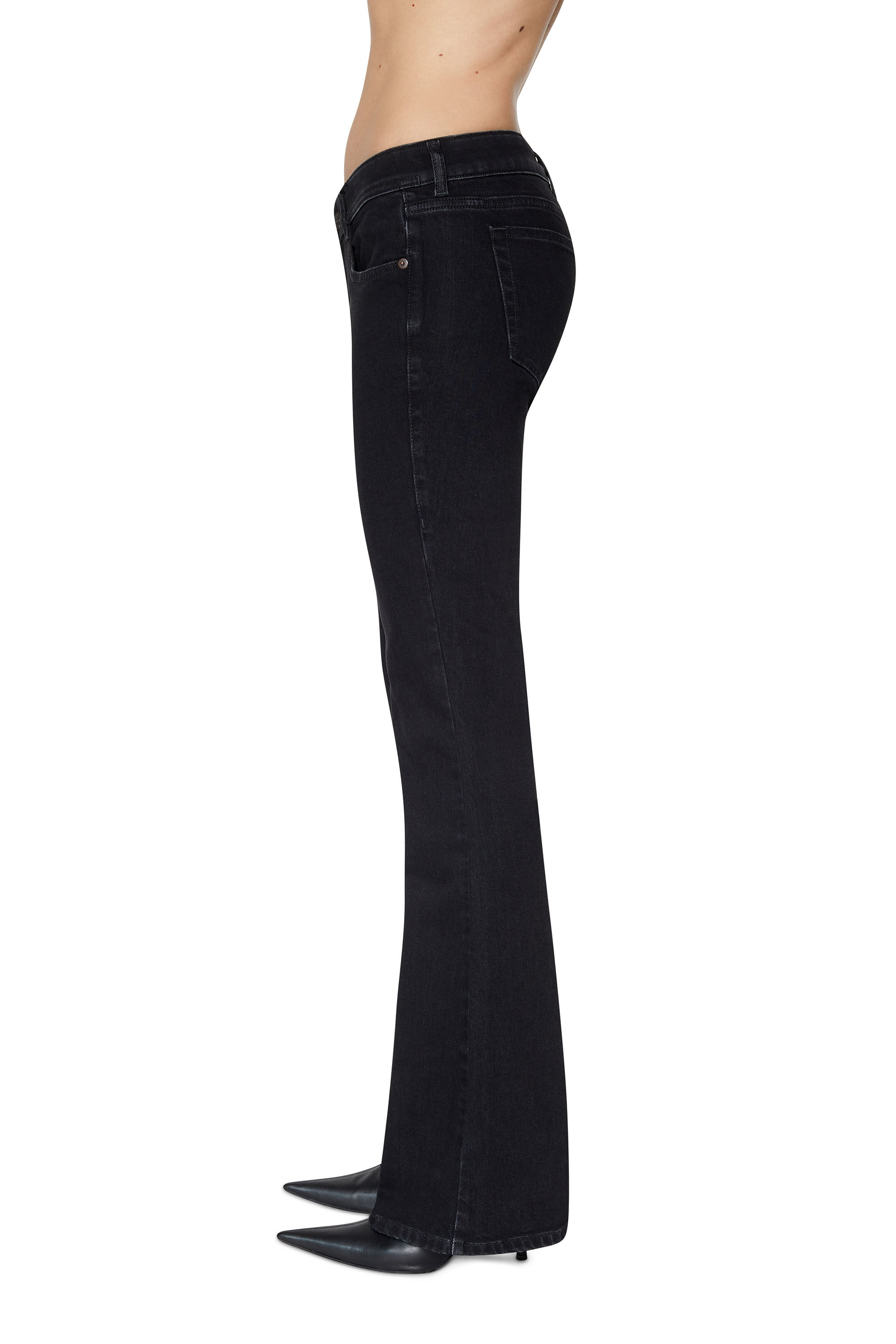 1969 D EBBEY Woman Bootcut Black Dark grey Jeans Diesel