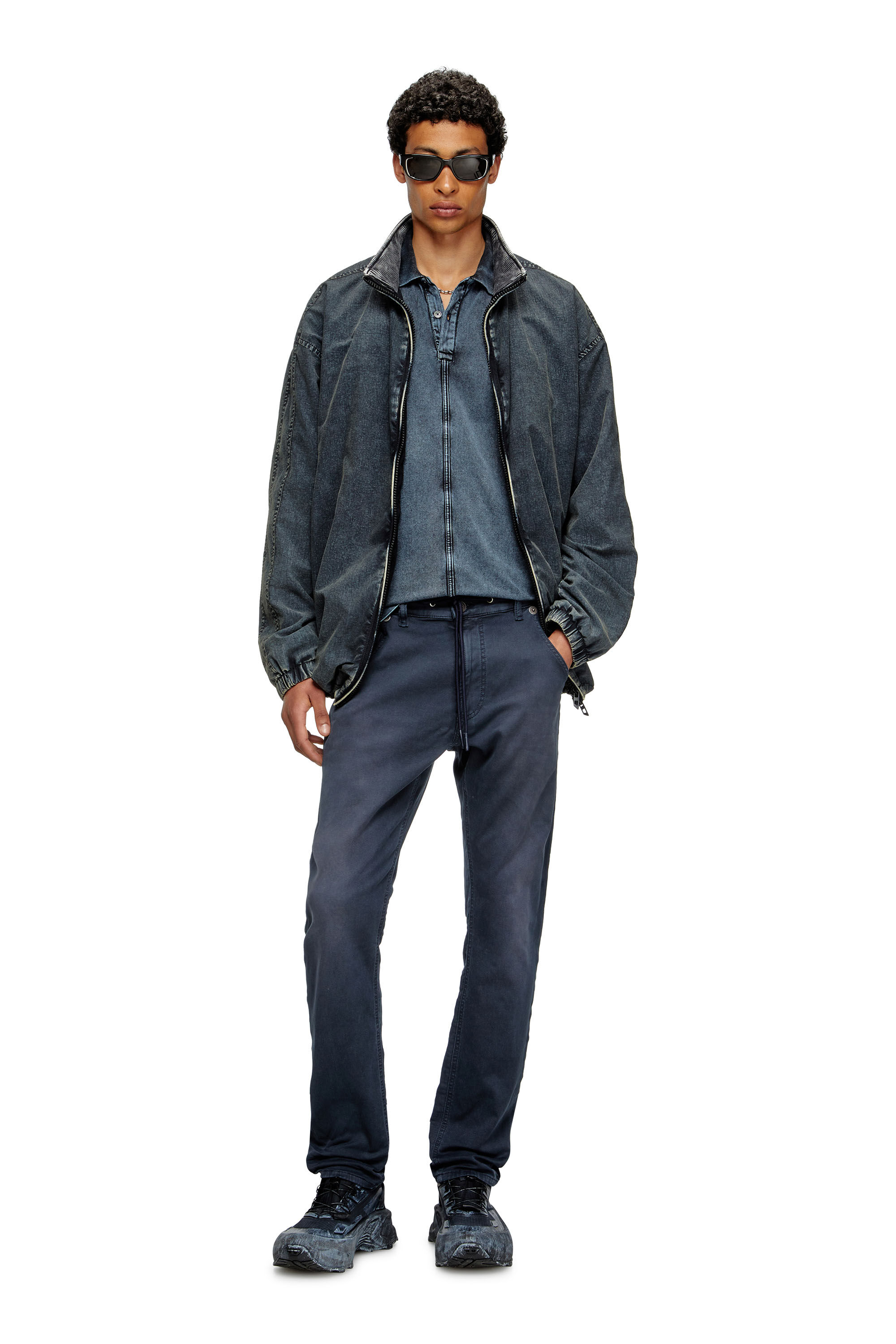 KROOLEY Man: Tapered Coloured Joggjeans elastic waist | Diesel