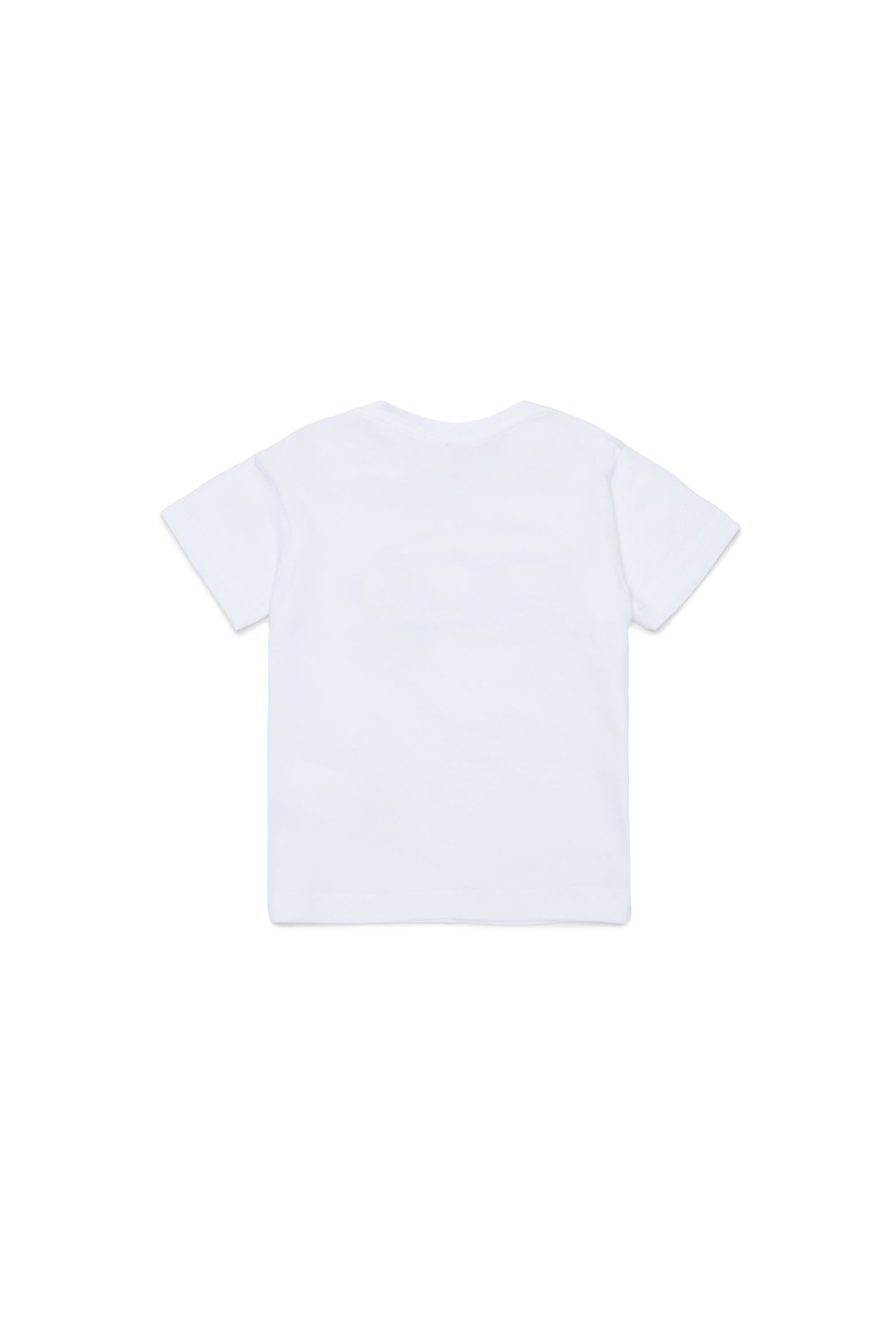Diesel - TIELB, Man's Cotton T-shirt with Oval D print in White - 2