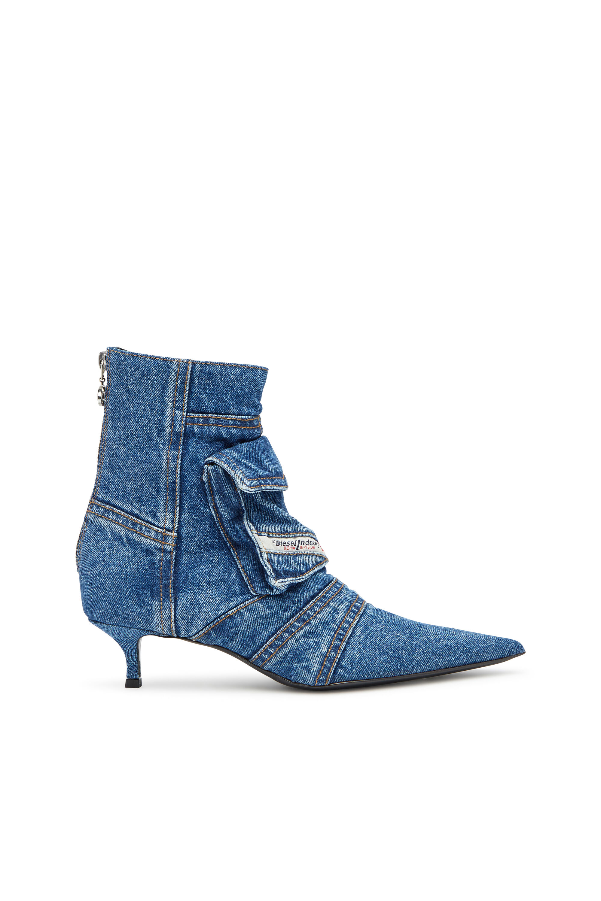 Denim ankle boots uk shop