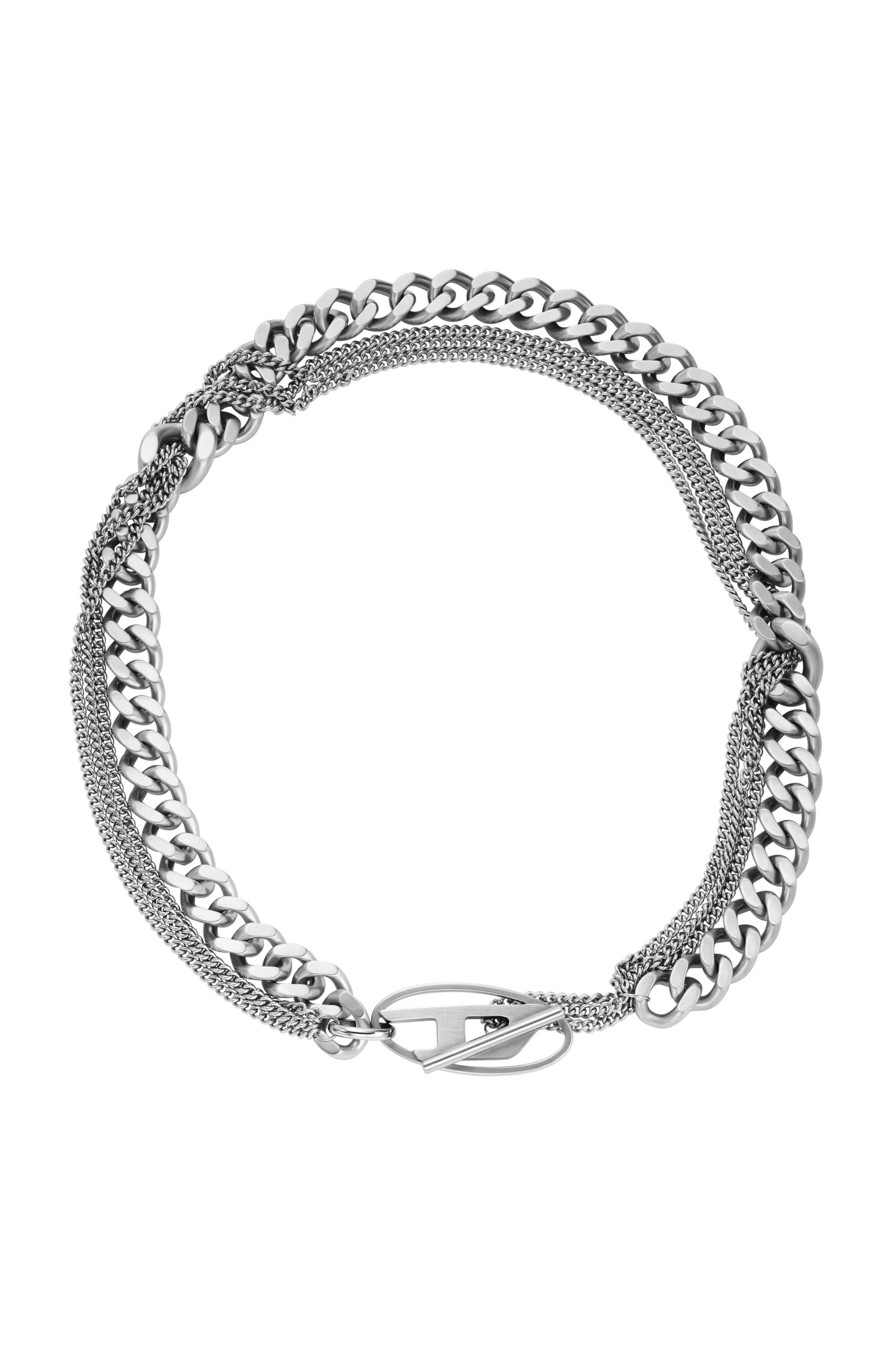 【DIESEL】dx1591040 jewel Women's Stainless Steel Chain Bracelet | Silver | Diesel