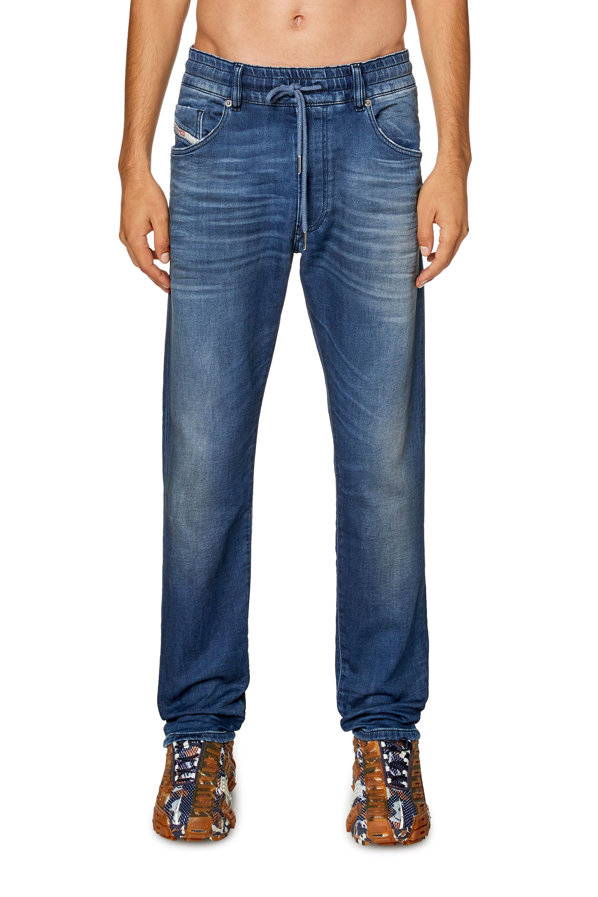 Men s Tapered Jeans Dark blue Diesel 2030 D Krooley Joggjeans