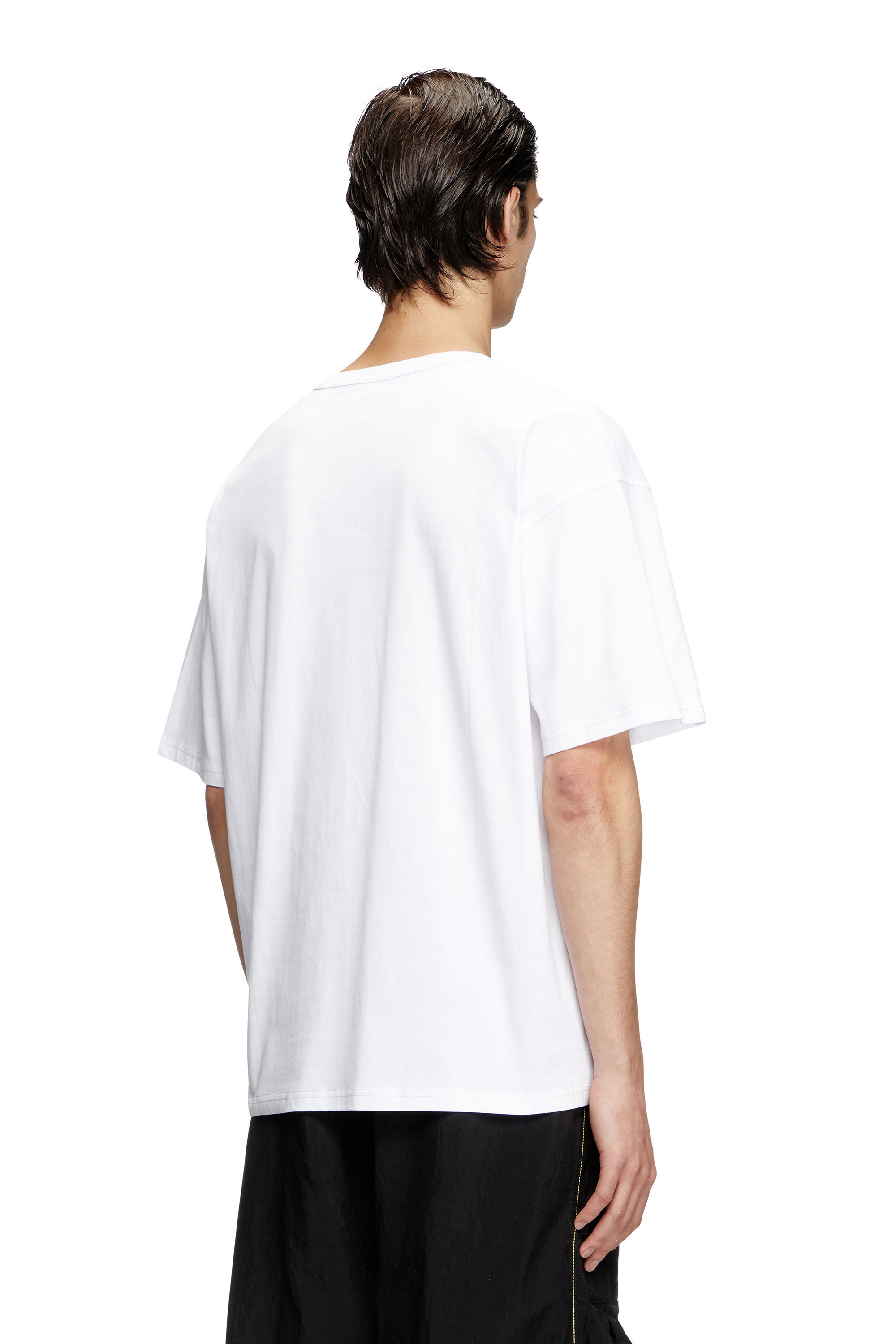 Men's T-shirt with small logo | White | Diesel
