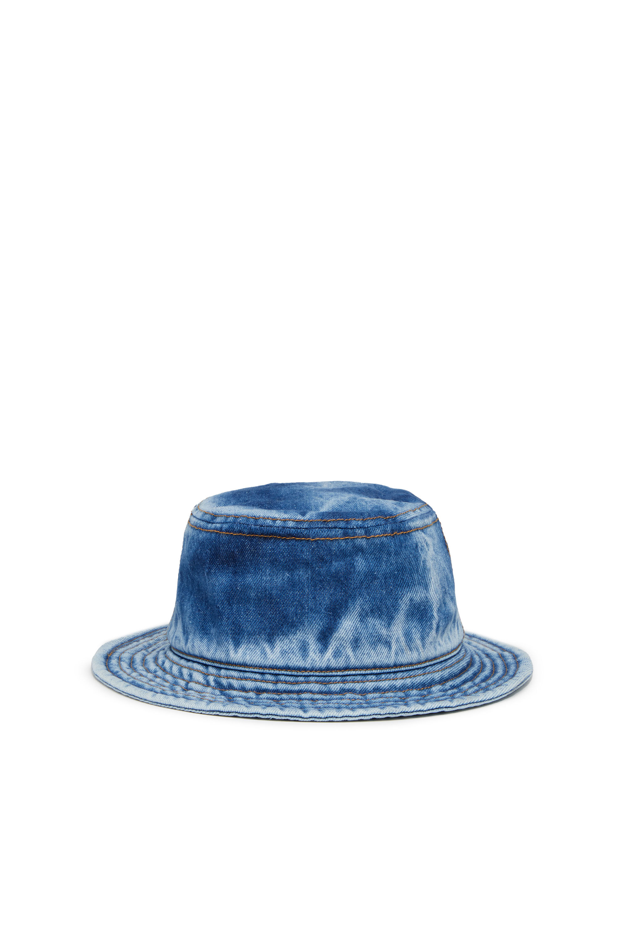 Men's bucket hat, blue denim with a medium wash | Diesel