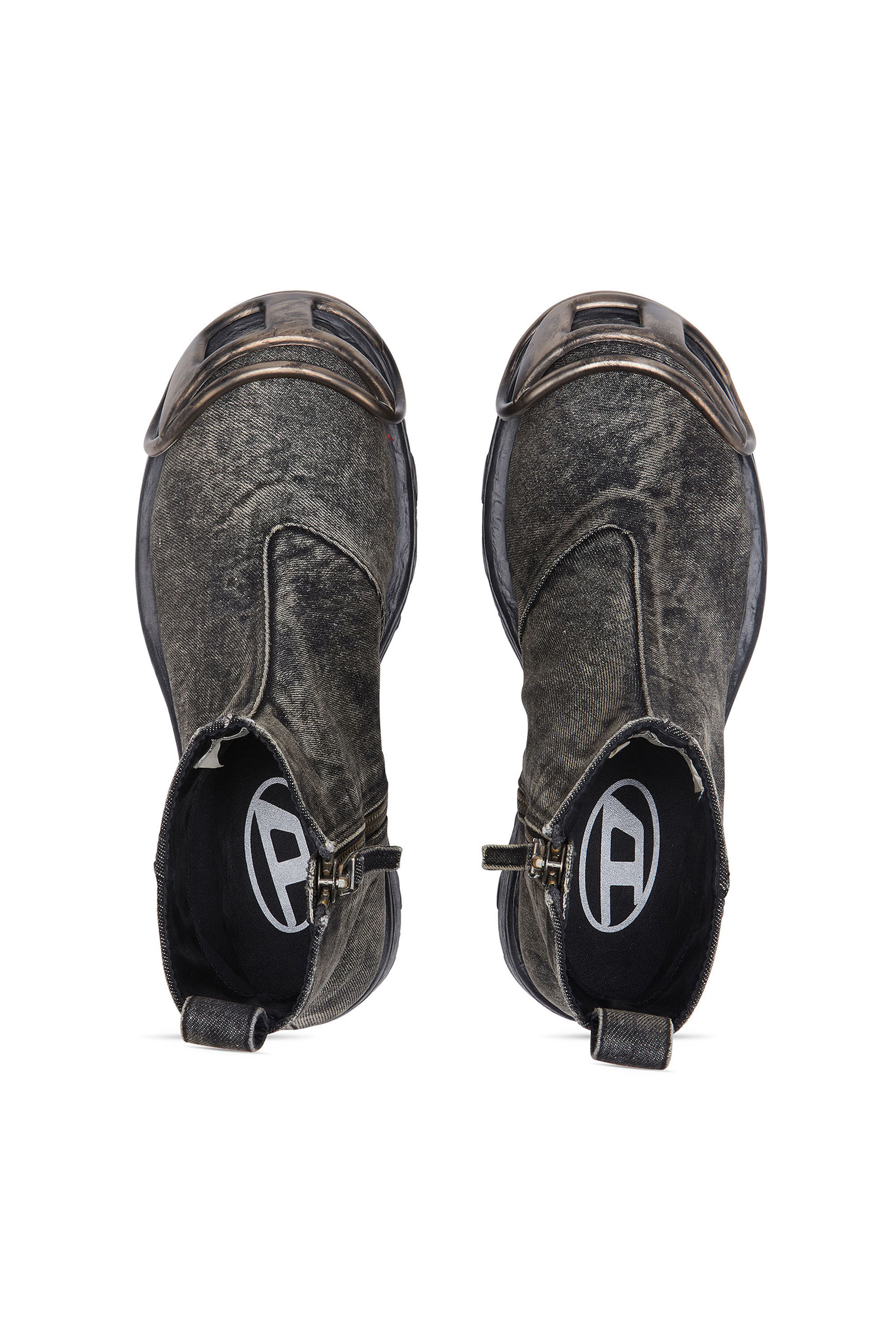 Diesel clearance zipper boots