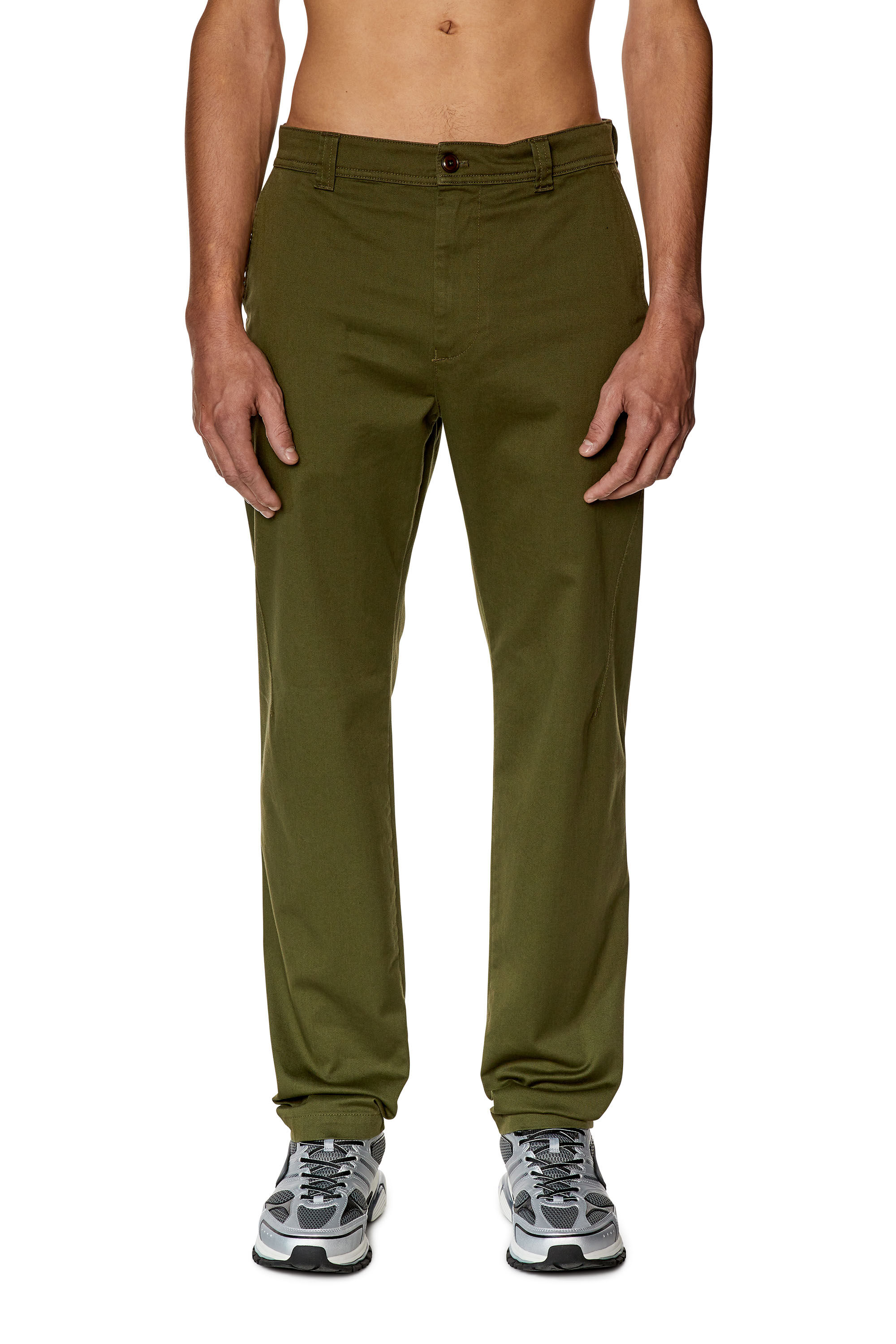 Men s Chino pants in cotton gabardine P DEAN Diesel
