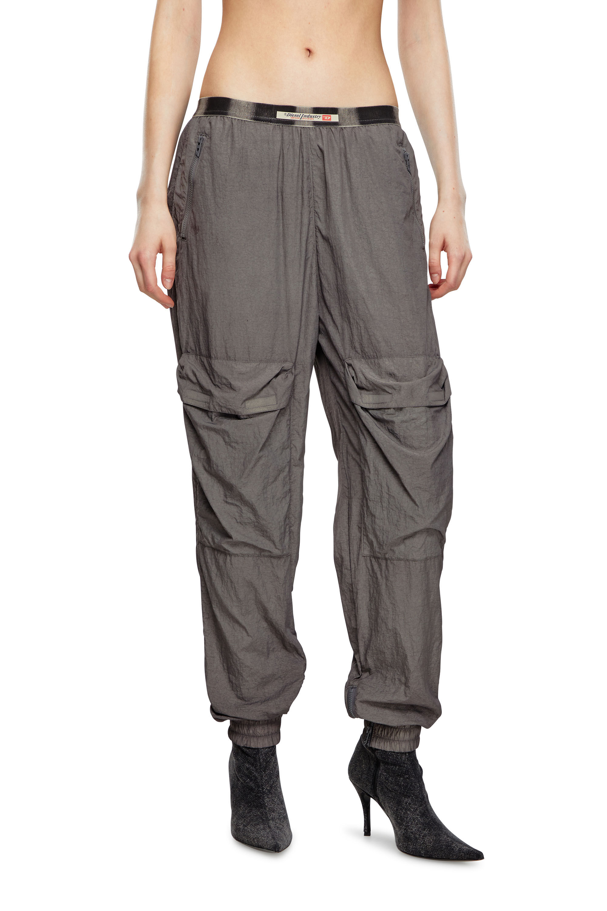 Women's nylon cargo pants on sale