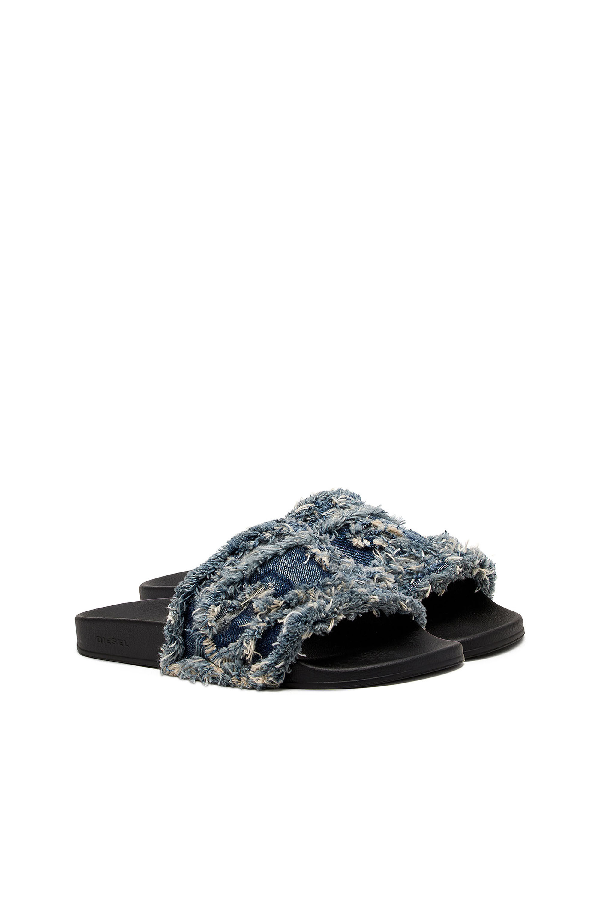 Diesel denim sale flip flops