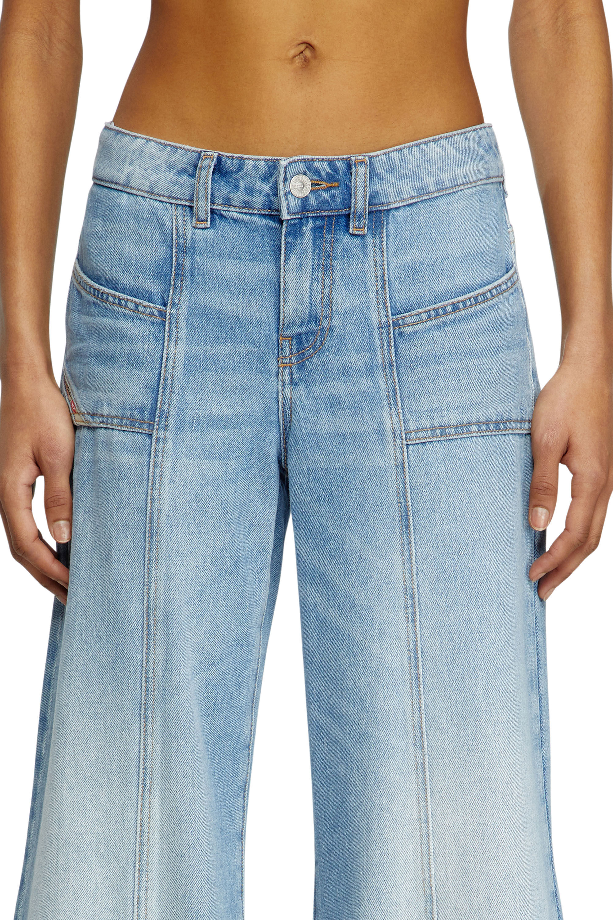 Women's Flare Jeans | Light Blue | Diesel D-Akii