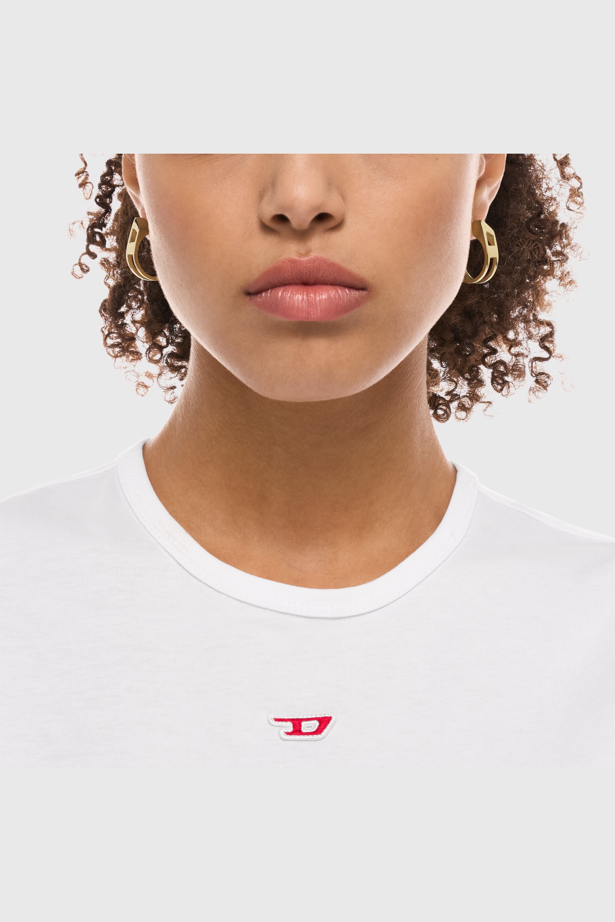 Diesel - DX1671710 JEWELLERY, Unisex's Gold-Tone Stainless Steel Hoop Earrings in Gold - 3