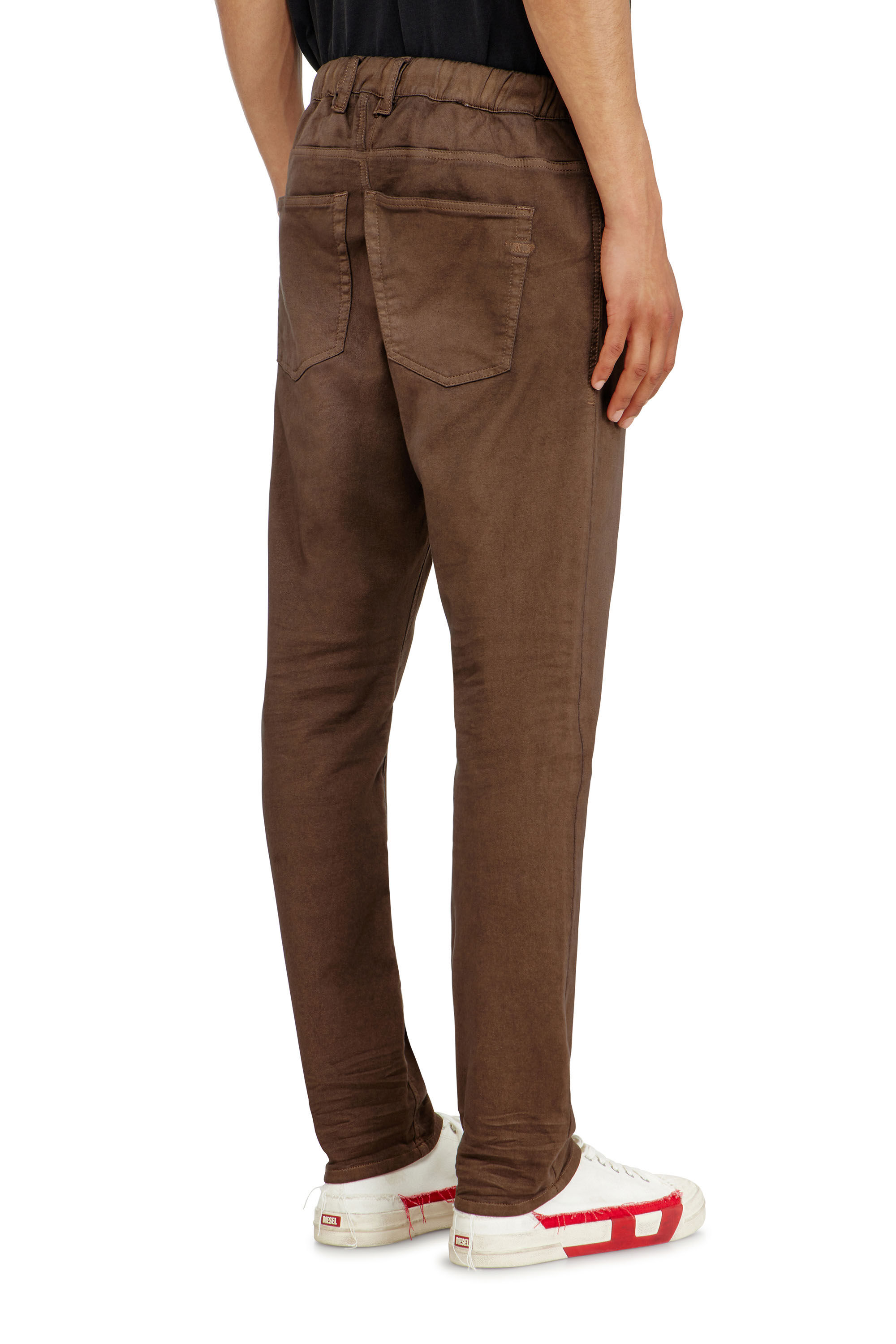 Men's Regular Jeans | Brown | Diesel 2032 D-Krooley-BW Joggjeans®