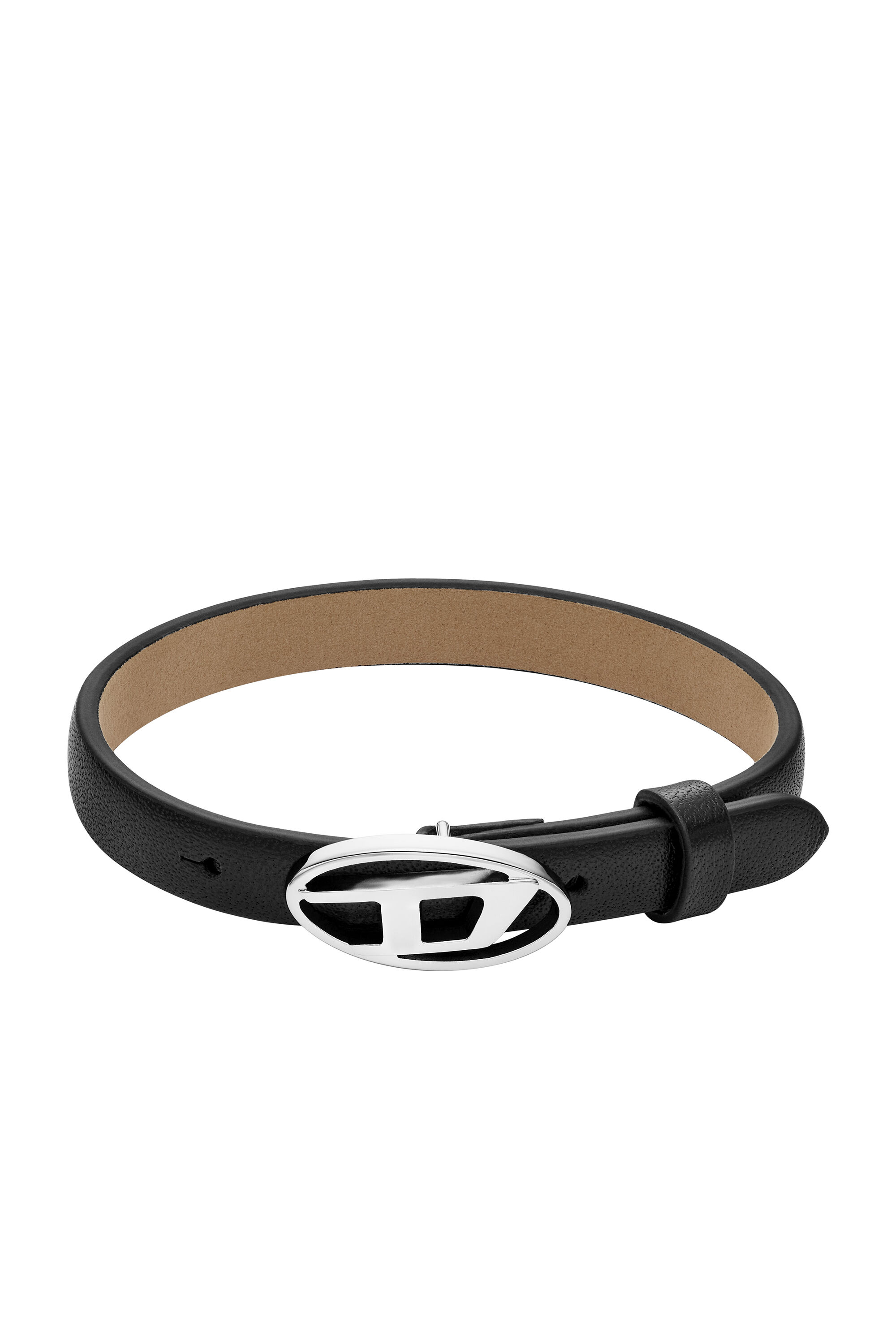 Bracelet in leather with double g store