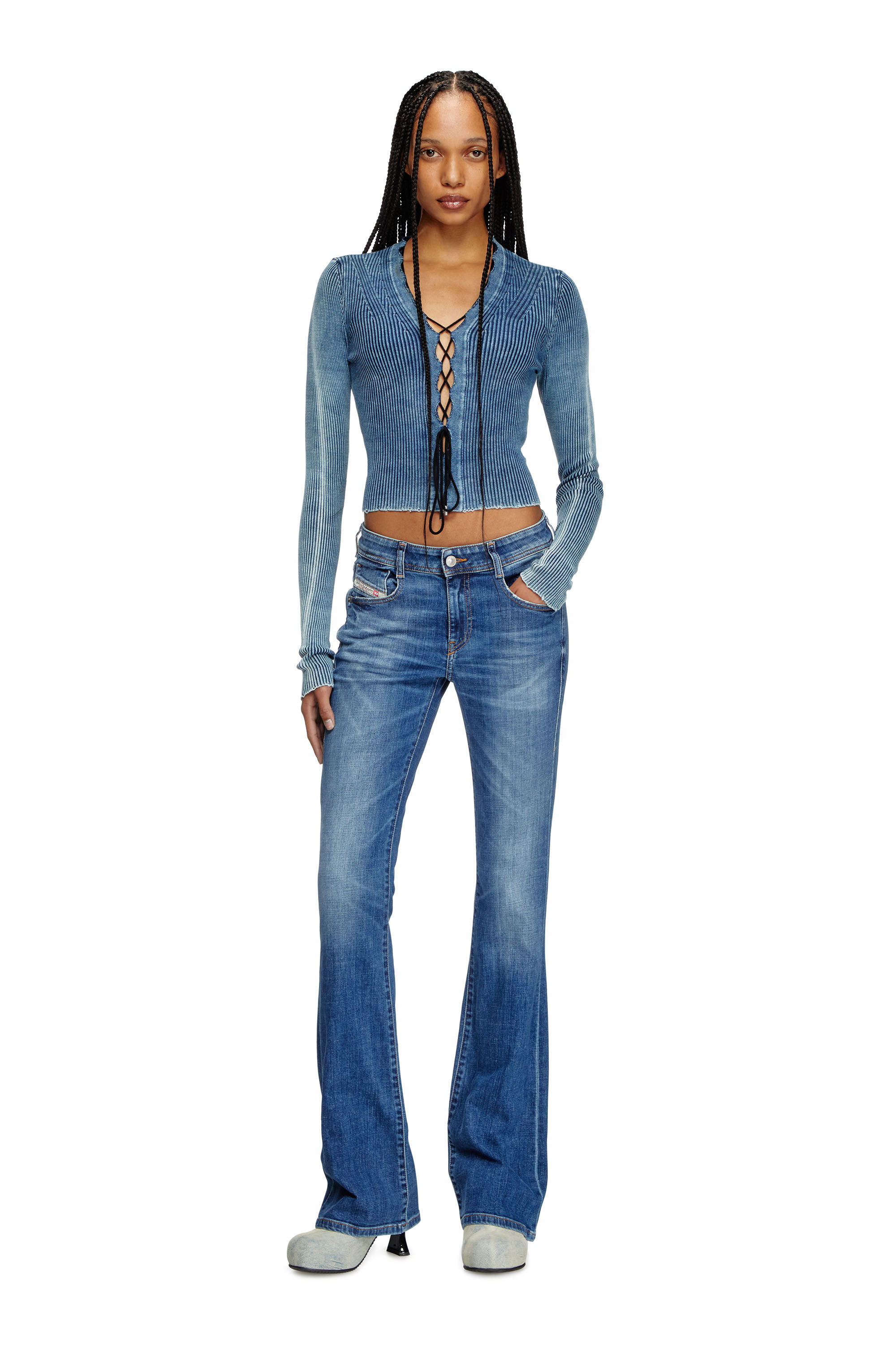 Women s Bootcut Jeans Medium blue Diesel 1969 D Ebbey