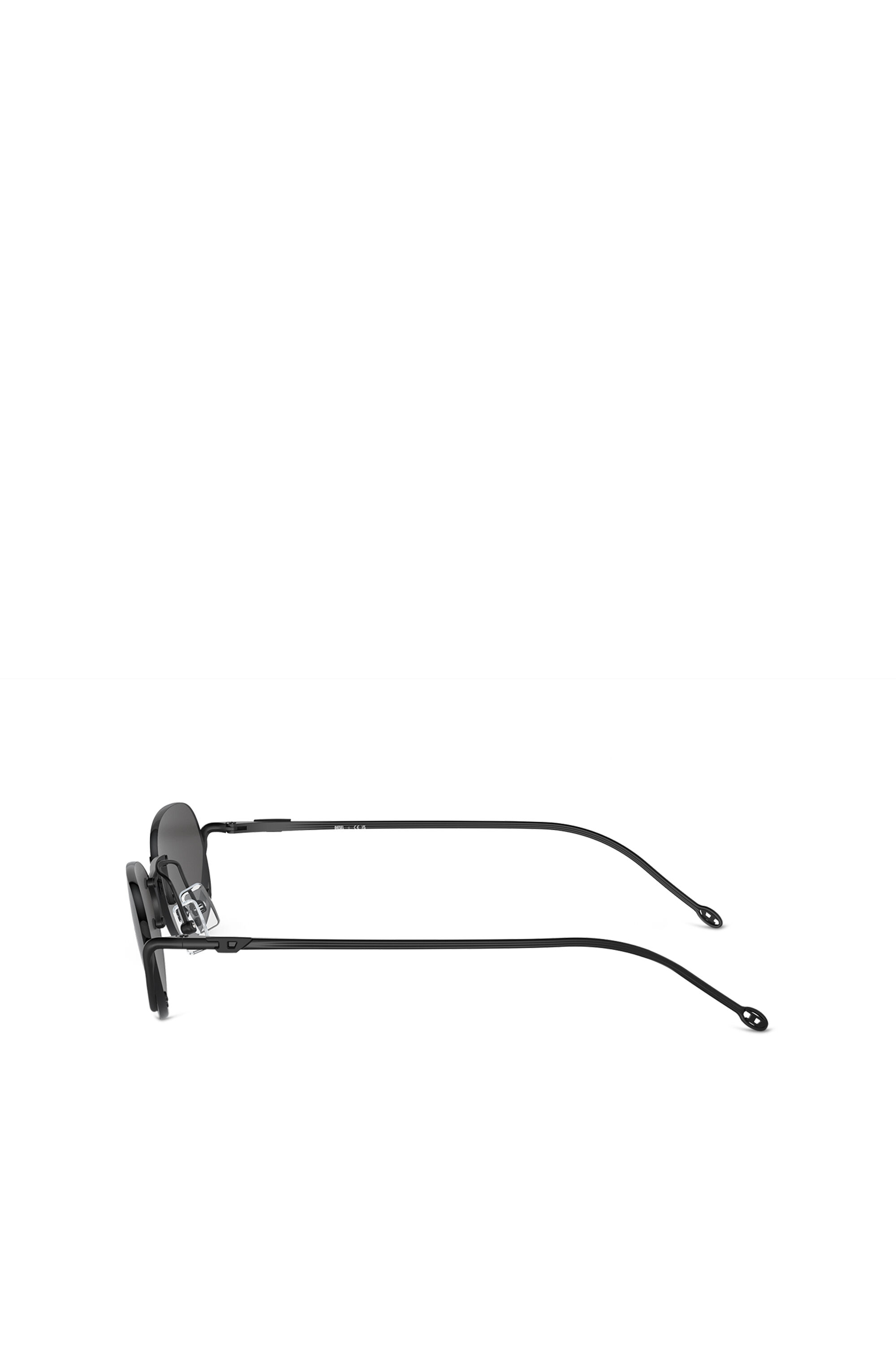 Women's Oval sunglasses | Black | Diesel