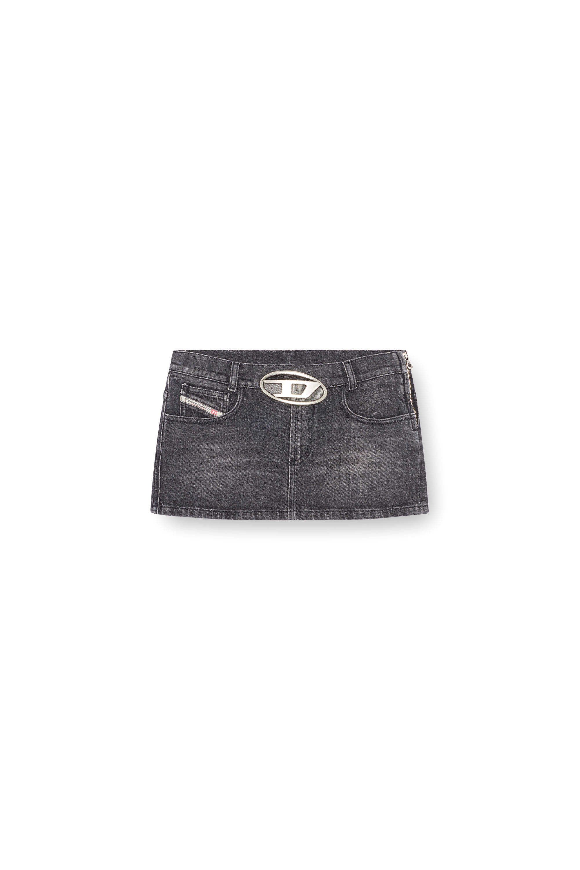Diesel denim mini skirt deals