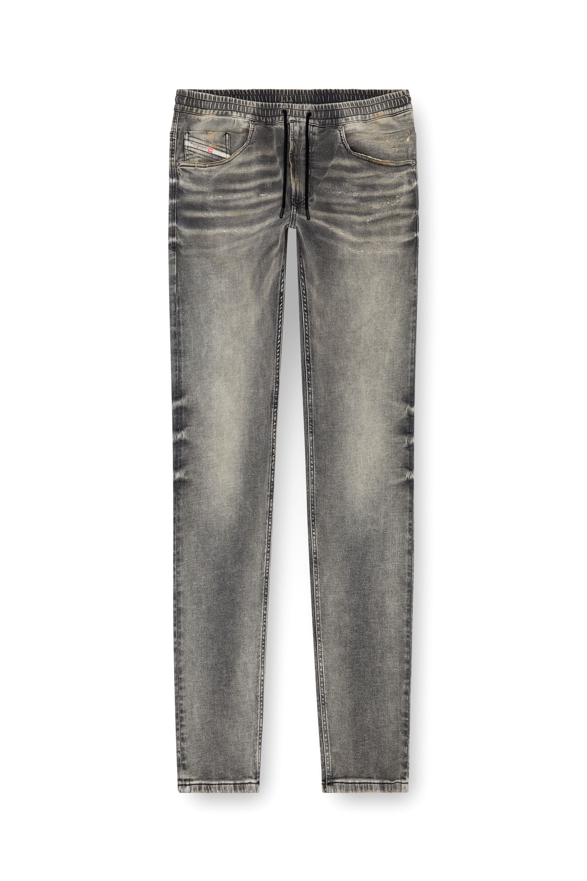 Diesel - Man's Regular 2030 D-Krooley Joggjeans® 068LQ, Grey - 2