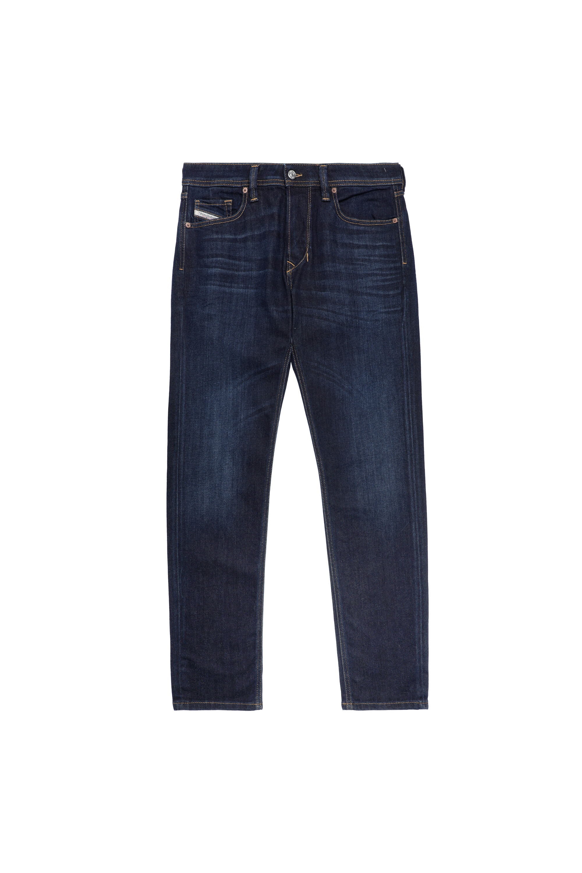 LARKEE BEEX Man Tapered Dark blue Jeans mid rise Diesel