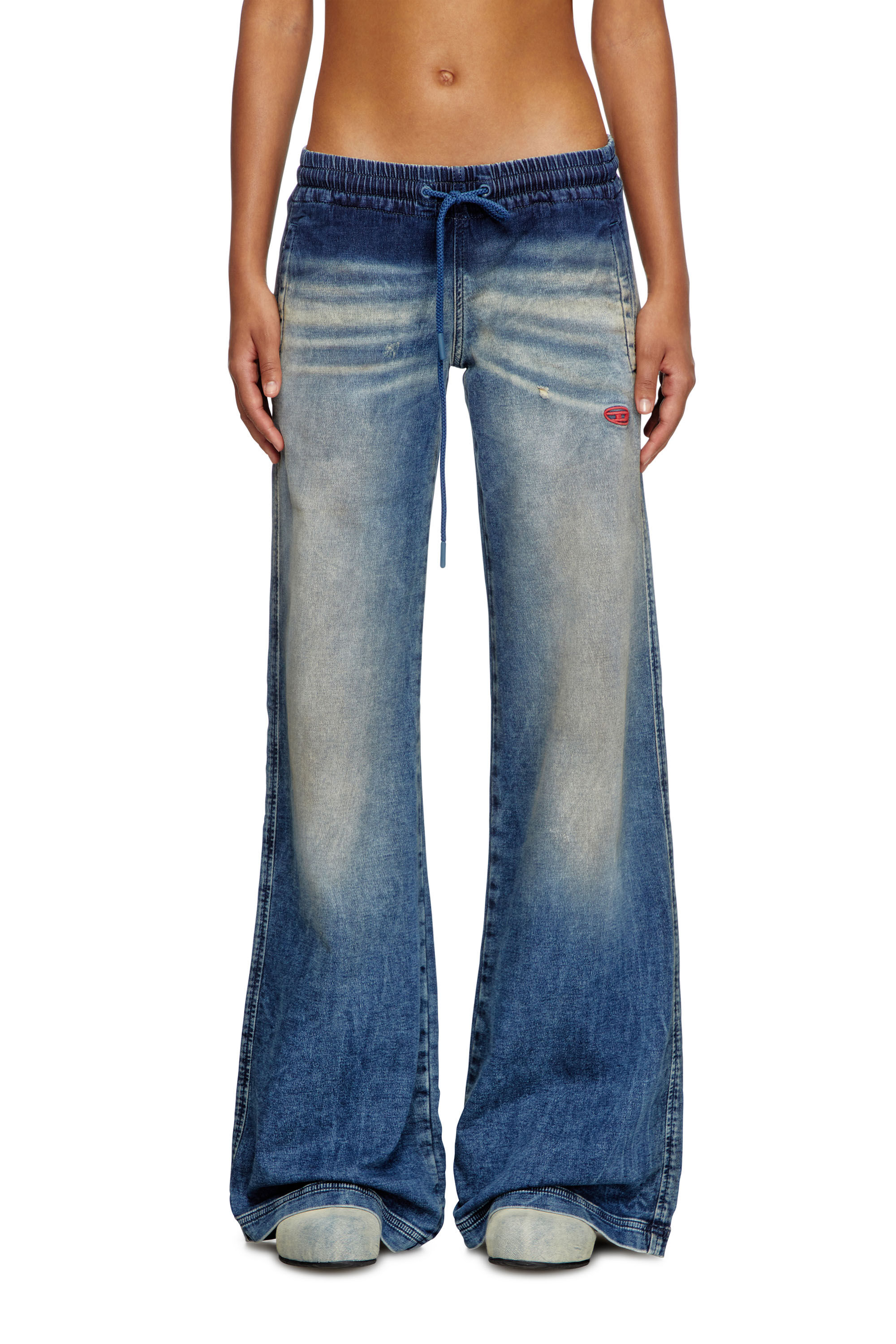 Women's Relaxed Jeans | Medium blue | Diesel 2078 D-Ainty Joggjeans®