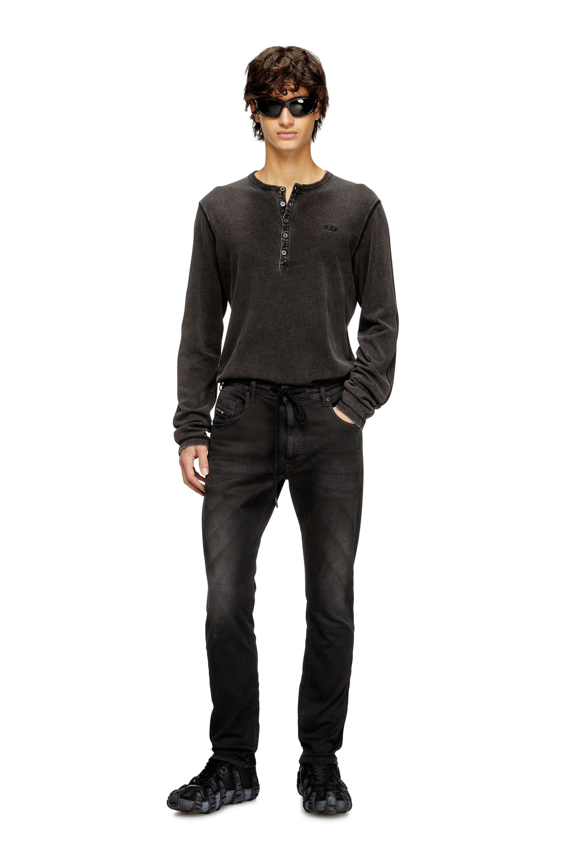 Men's Regular Jeans | Regular Waist 2032 D-Krooley Joggjeans®Black